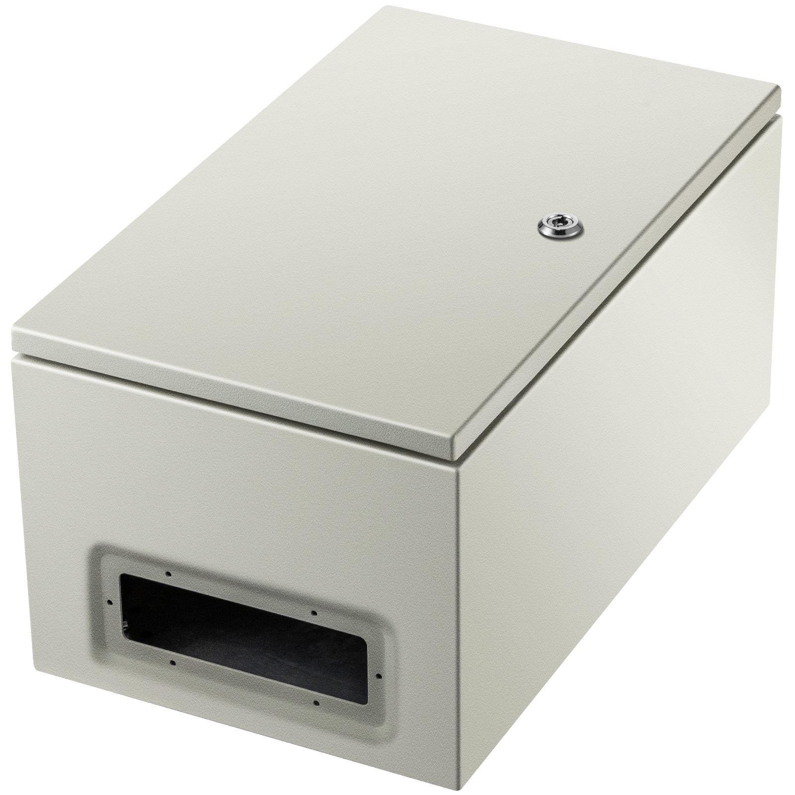 GIVIMO NEMA 4X Steel Enclosure 20-in x 12-in x 10-in IP66 Waterproof Electrical Junction Box Hinged Lockable Door Galvanized Backplate Powder-Coated for Outdoor Indoor Use #LW108GIVSS3056