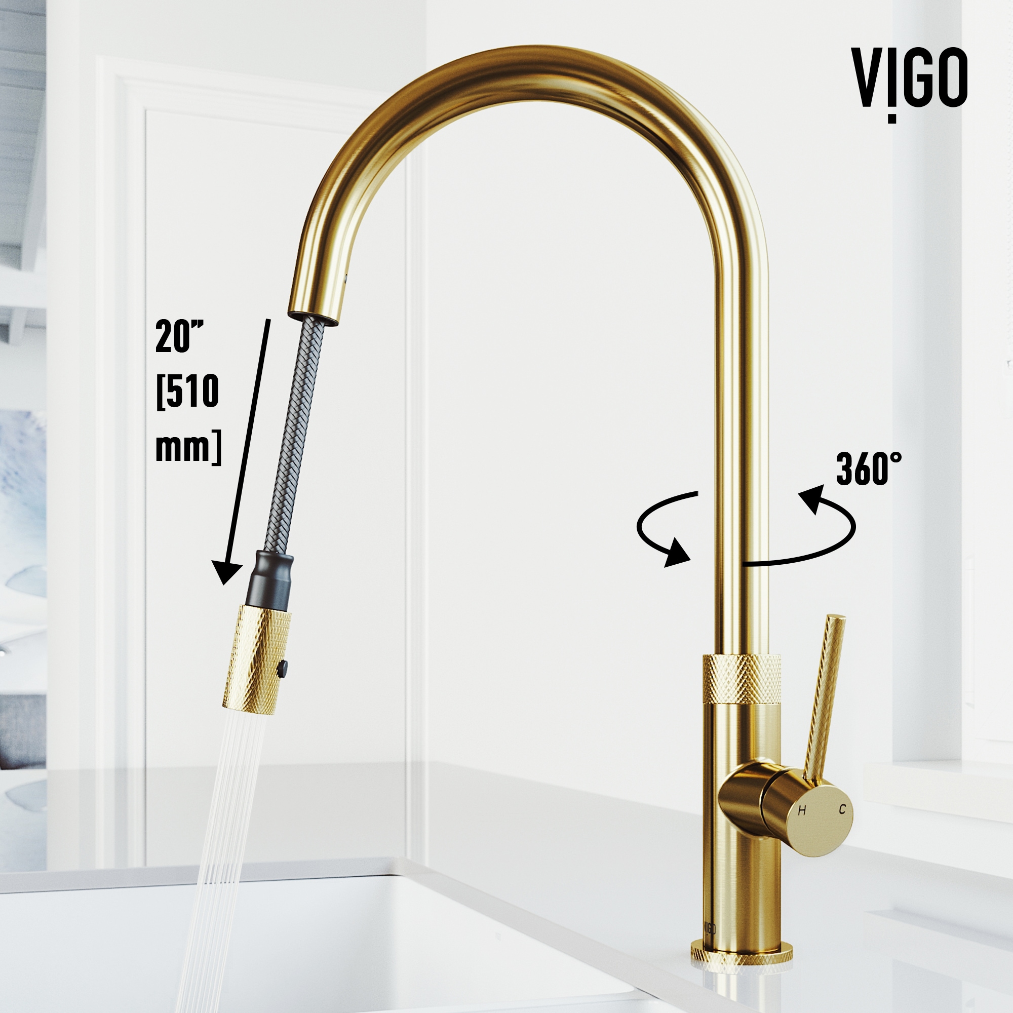 VIGO VG02033MGK2 Kitchen-Faucets - View #8