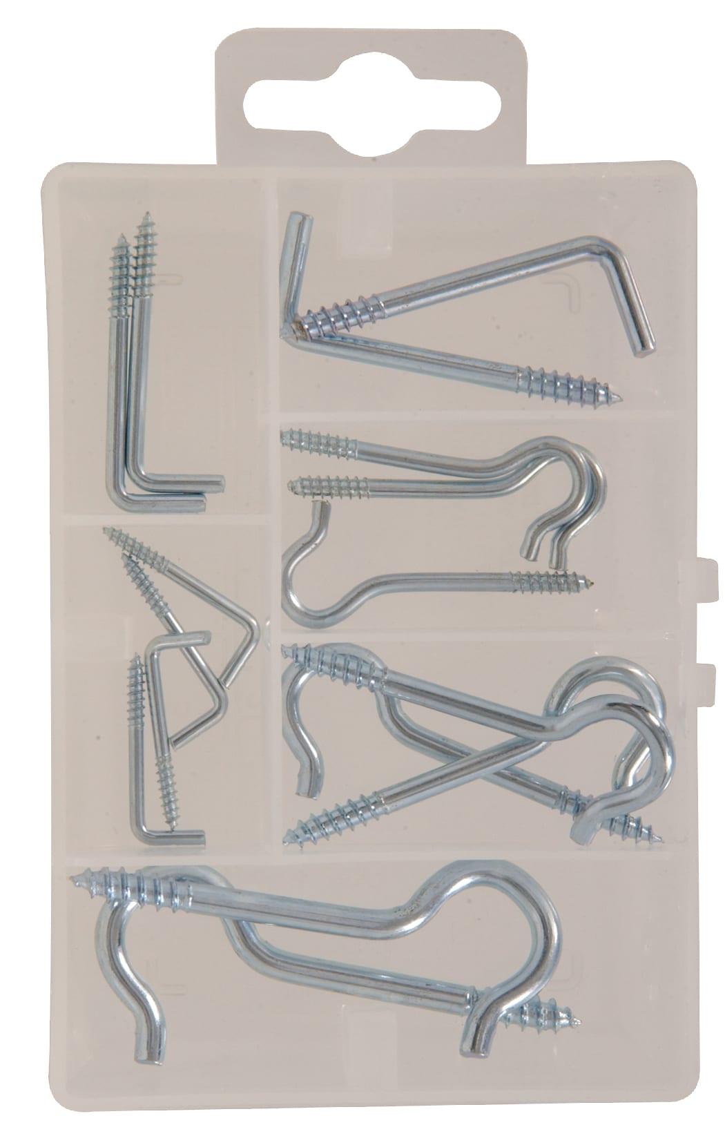 Hillman 5.7-in Multiple Colors/Finishes Combo Cup Hook Kit (55-Pack) in the  Specialty Fasteners & Fastener Kits department at