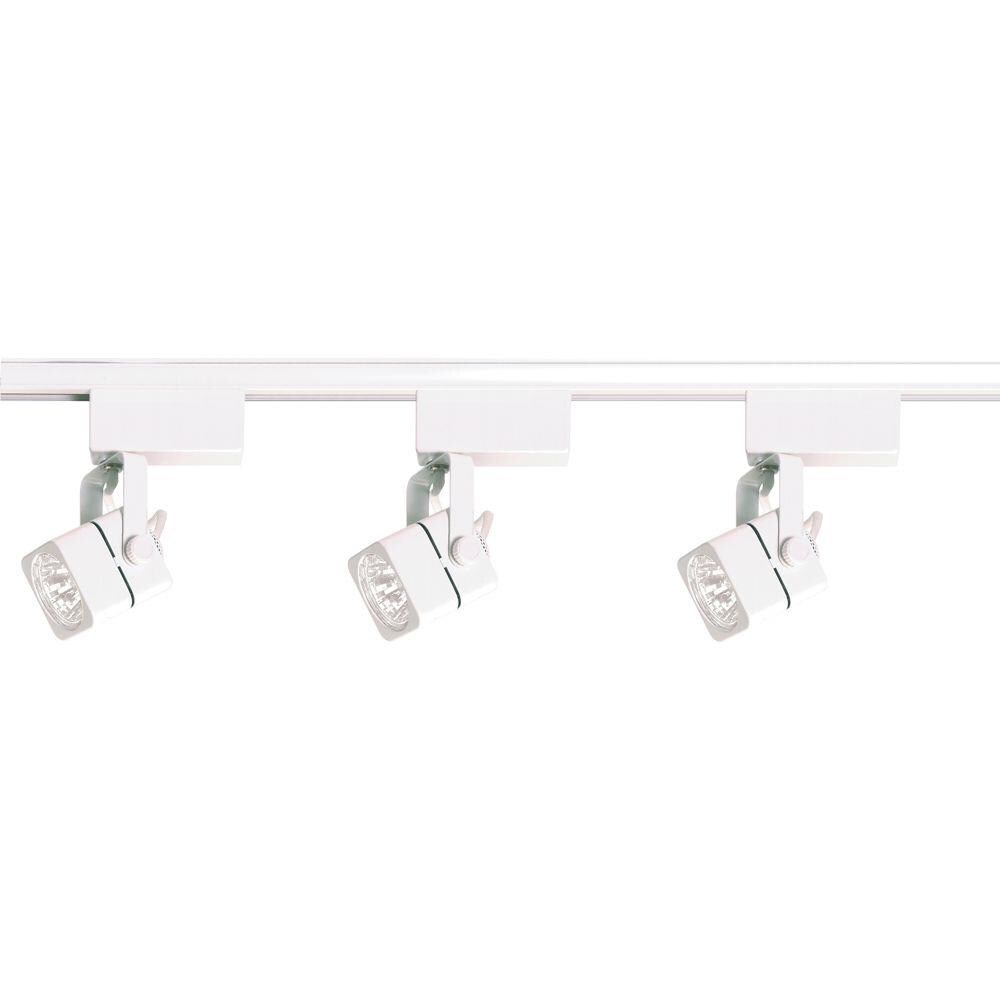  LW-SC550241 3-Light 48-in White Standard Linear Track Lighting Kit
