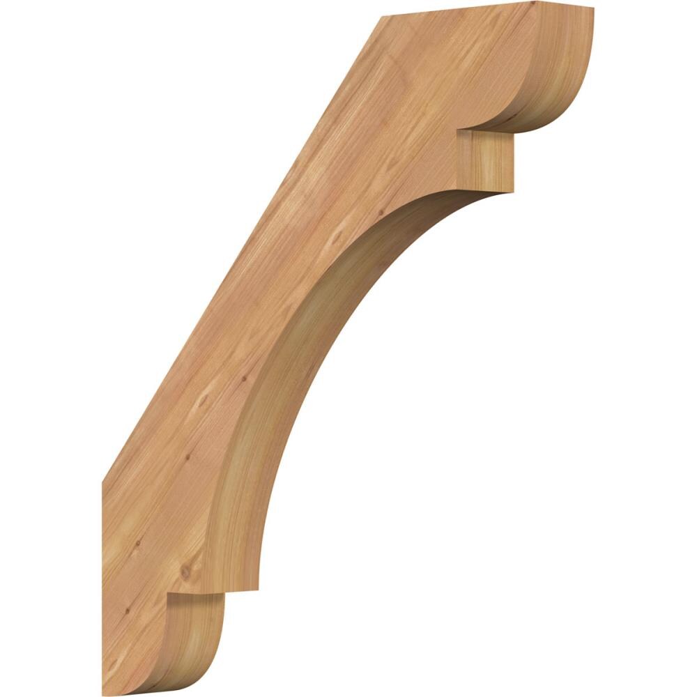 Ekena Millwork BRC04X24X28OLY00SWR 3-1/2-in x 24-in x 28-in Western Red Cedar Unfinished Wood Olympic smooth