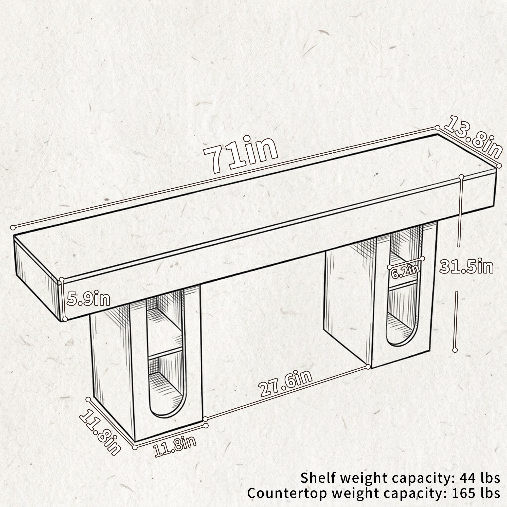 Vynxaria LS0505-276418736 Console-Sofa-Tables - View #2
