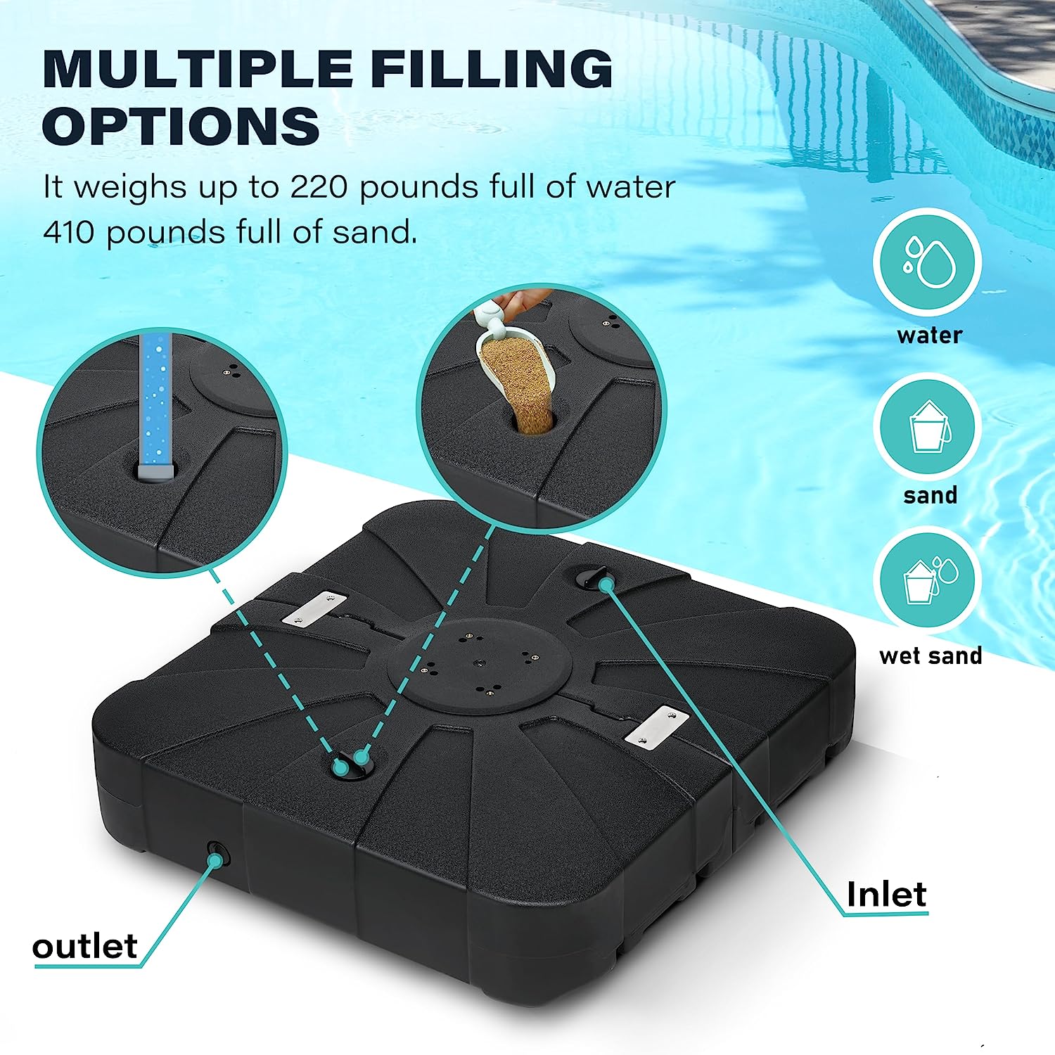 Maocao Hoom JL4126846 Umbrella-Bases - View #3