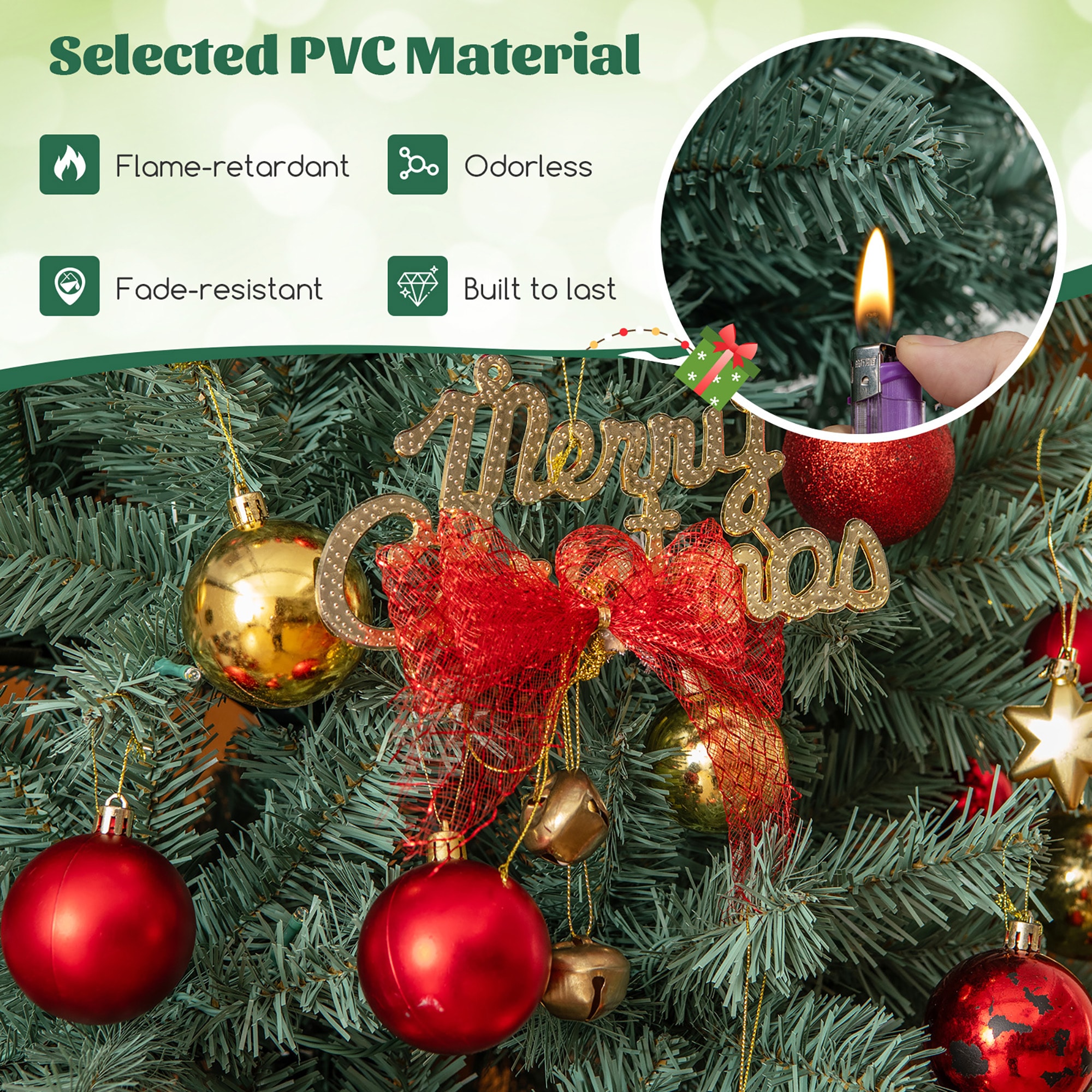 Forclover HYFW-TR814 Artificial-Christmas-Trees - View #6