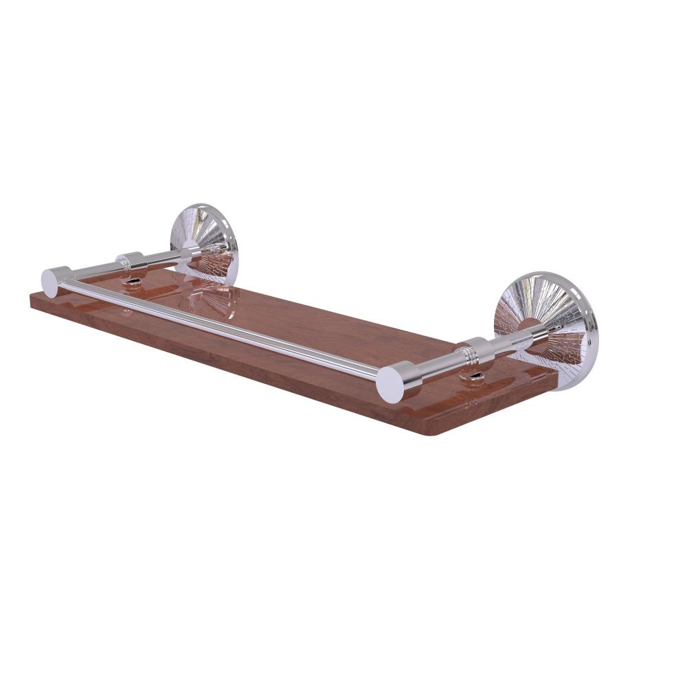 Allied Brass MC-1-16-GAL-IRW-PC Monte Carlo Polished Chrome Wall mount Bathroom Shelf ( 16-in x 3-in x 5-in )