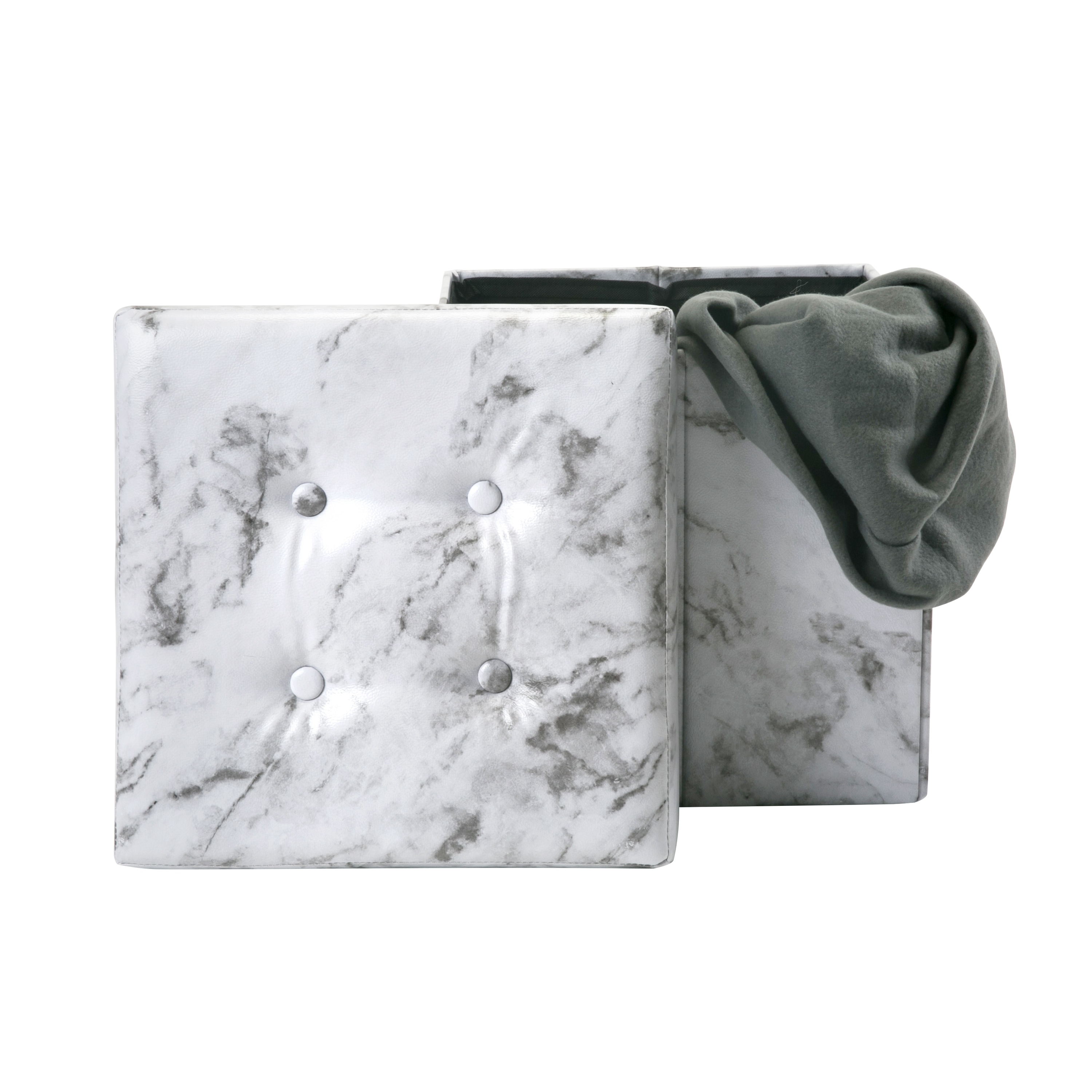 Simplify F-0660-MARBLE Indoor-Ottomans - View #5