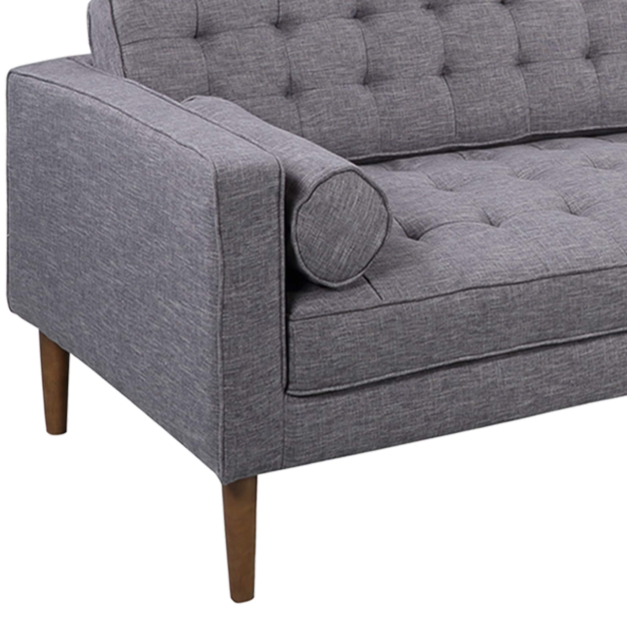 Armen Living LCELCHDGRI Sofas-Loveseats - View #4