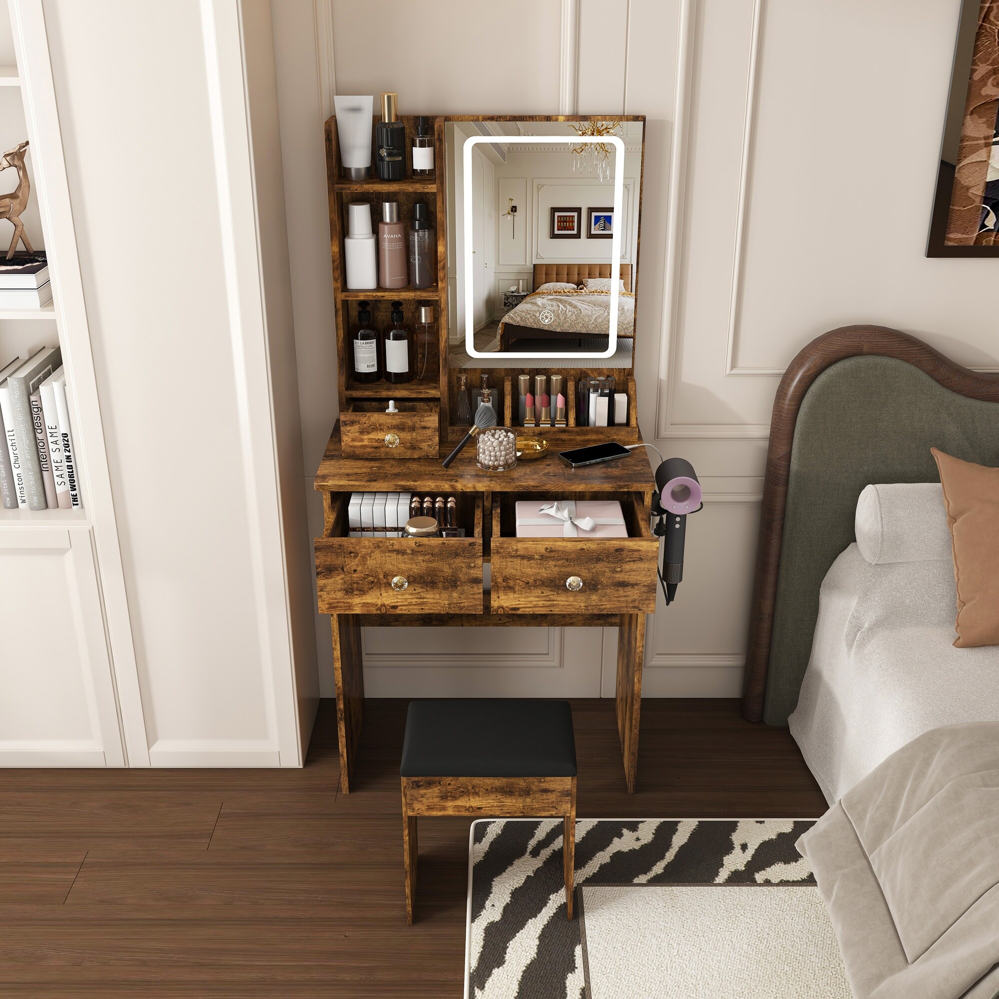 Boyel Living BLID7W250585907 Bedroom-Vanities - View #3