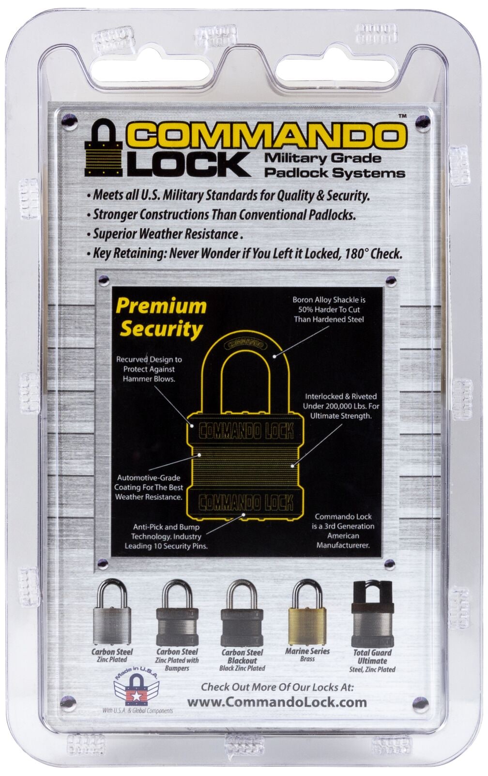 Commando Lock 3002 Padlocks-Locks-Cables - View #4