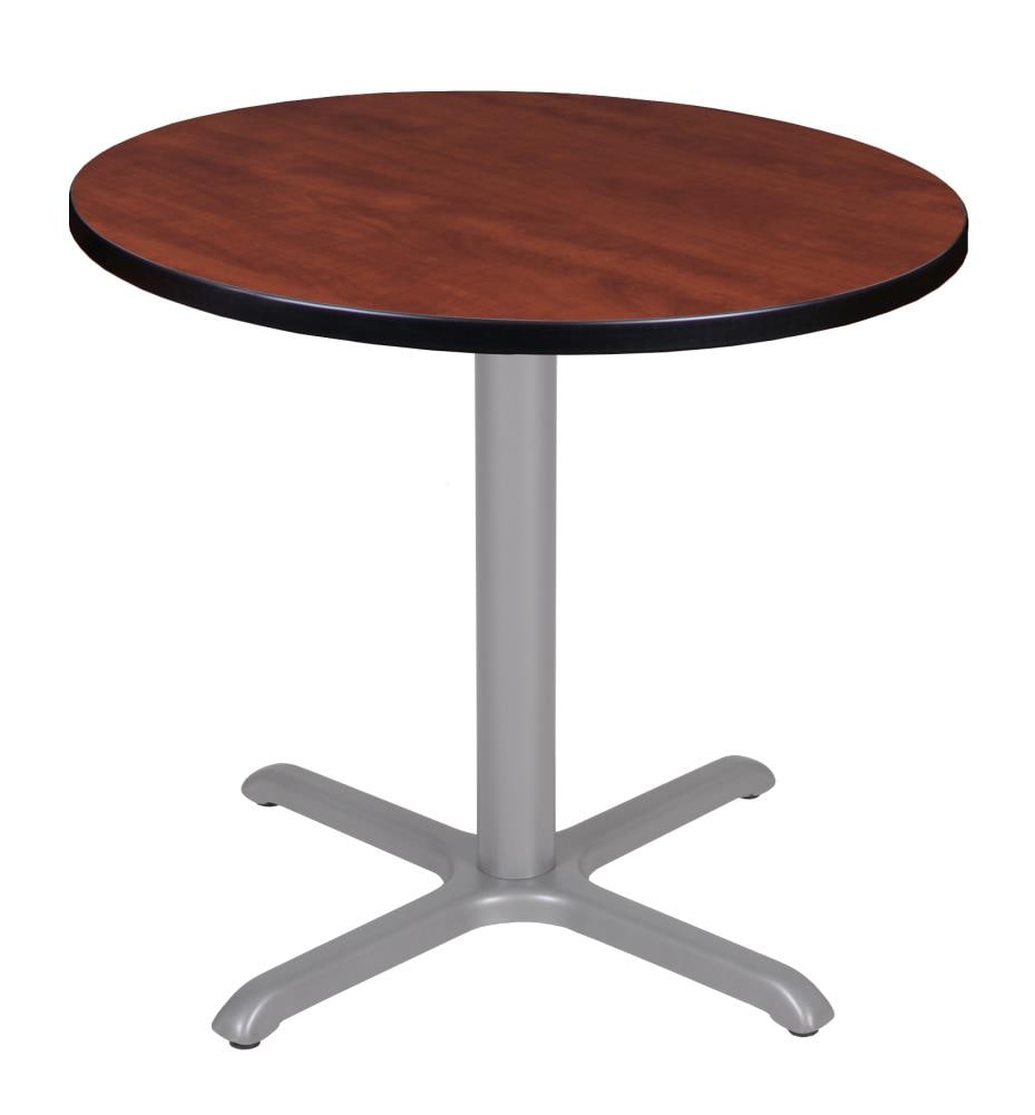 Regency TVX30RNDCHGY Breakroom Red 4-Person Training Table (30-in W x 29-in H)
