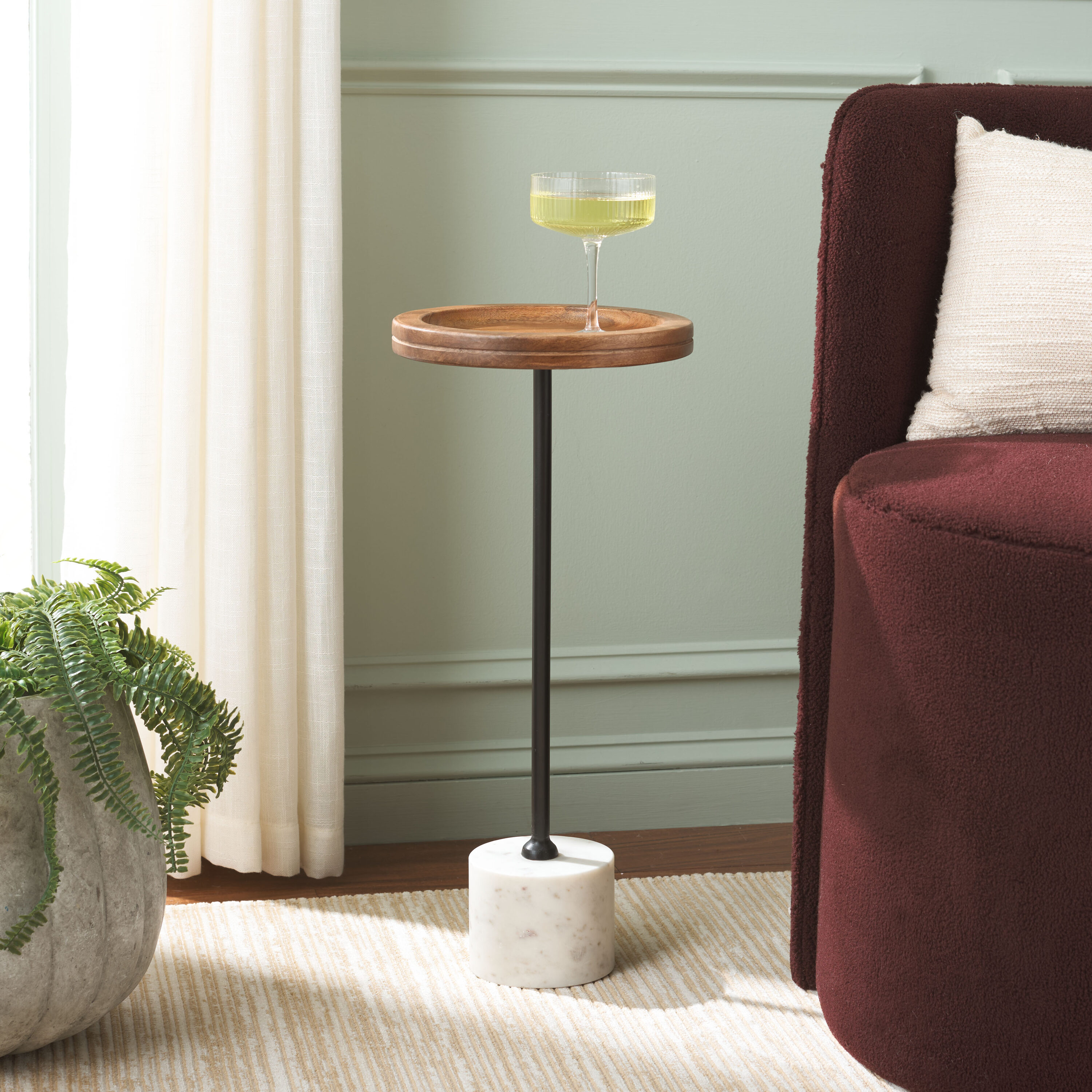 Safavieh ACC3736A Modern Pu Coating Accent Table Set