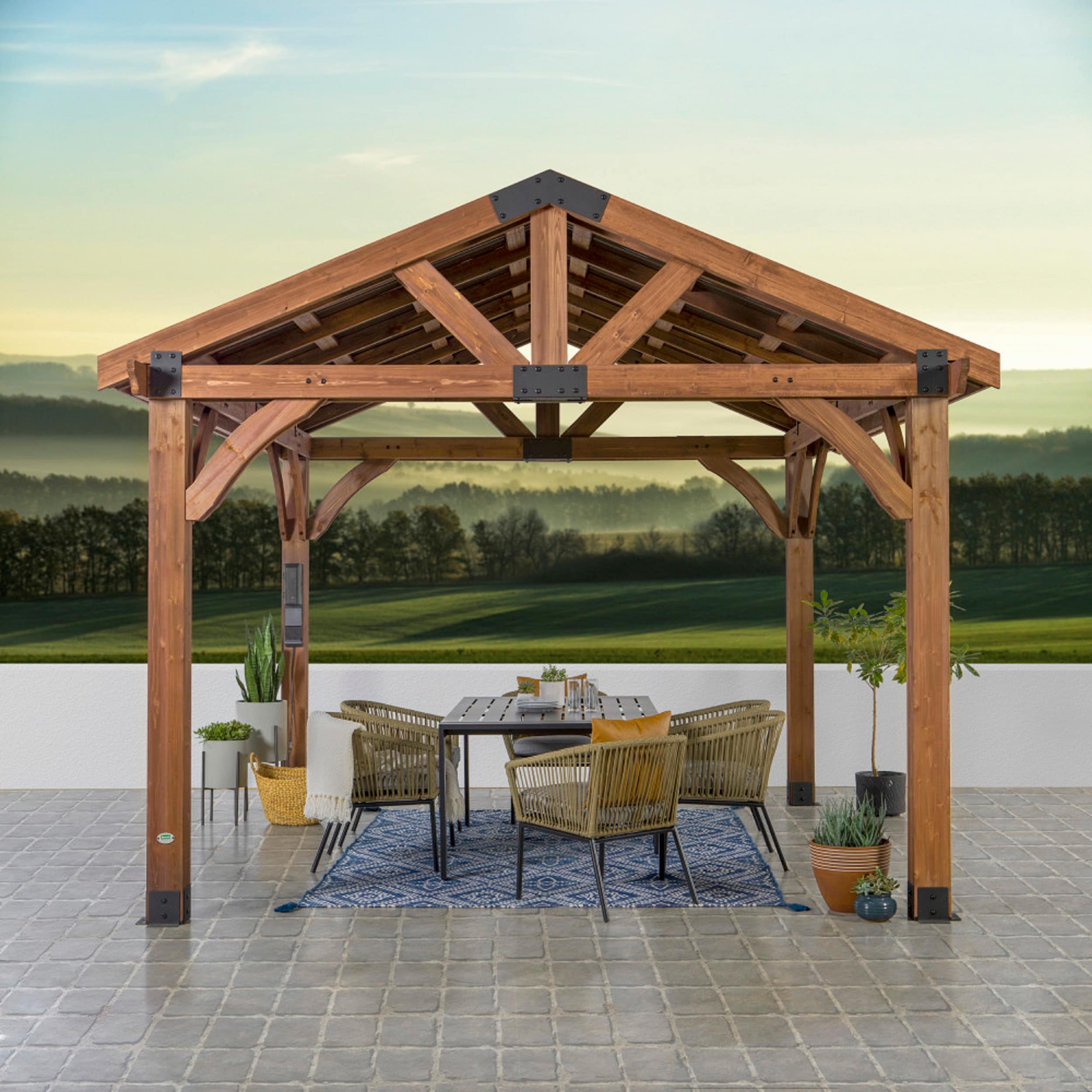Backyard Discovery 2001527COM Wood-Resin-Gazebos - View #8