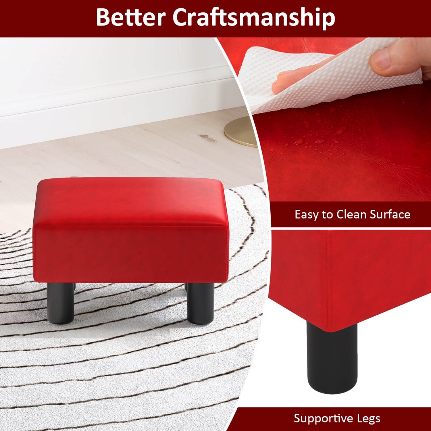 Costway CSHY004492 Indoor-Ottomans - View #9