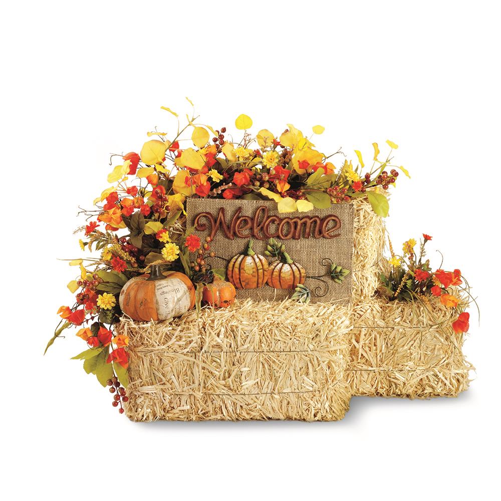FloraCraft® Decorative Straw Hay Bale - 24