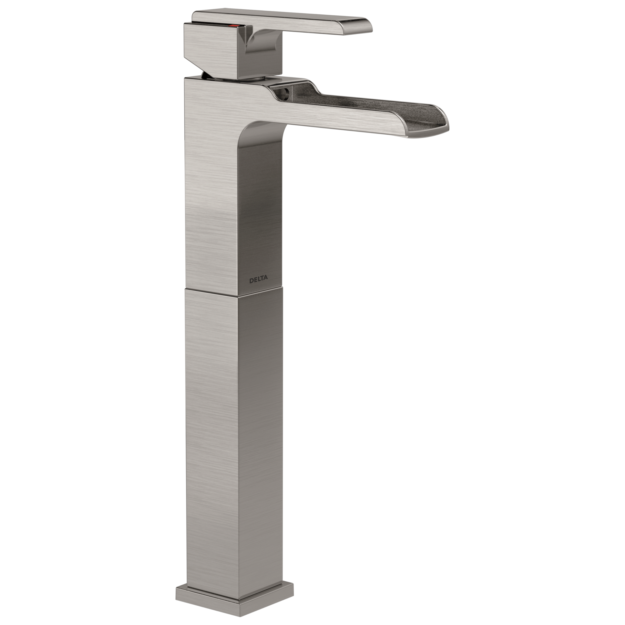 Delta 768LF-SS Ara Stainless Vessel 1-handle WaterSense Low-arc Residential Handle Bathroom Sink Faucet