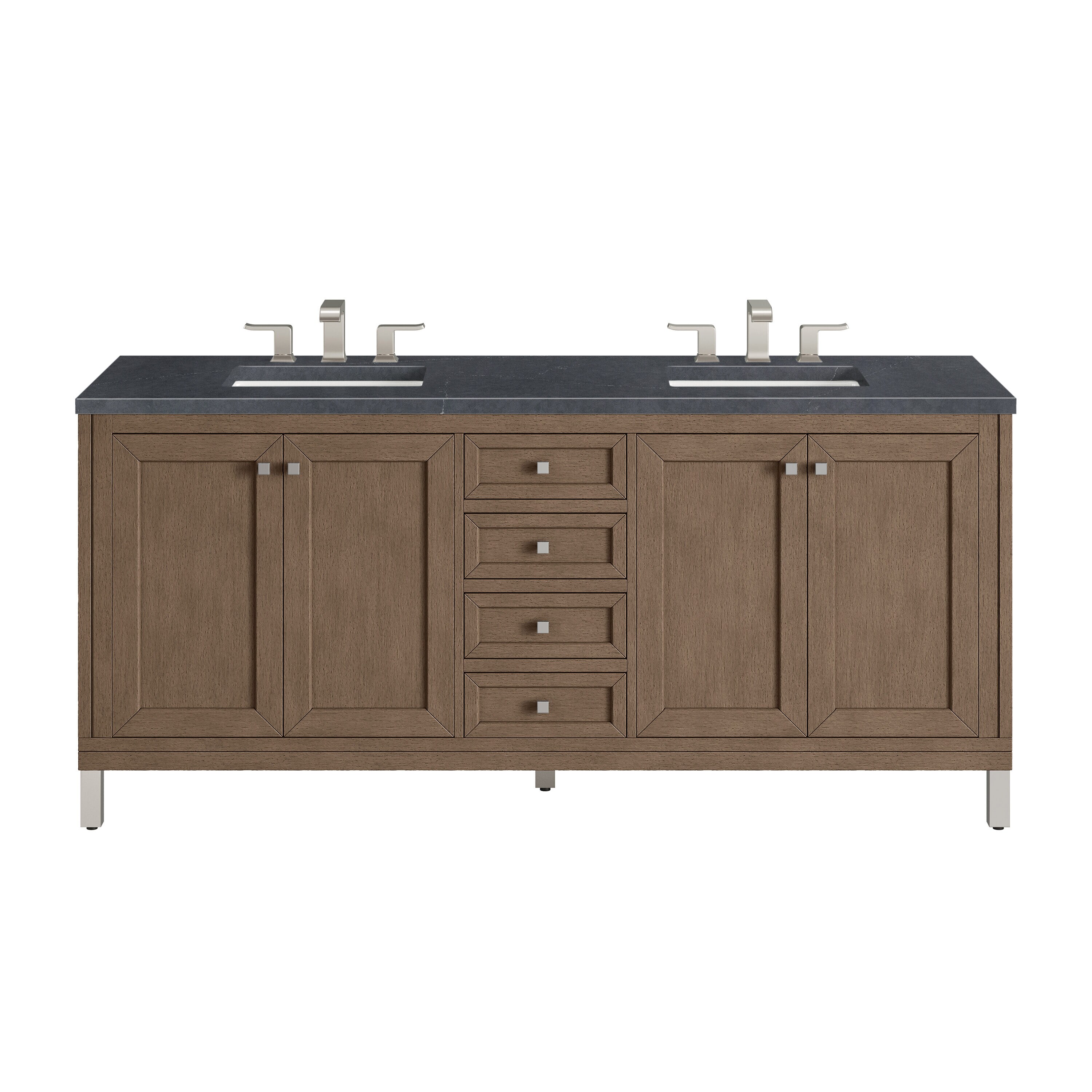 James Martin Vanities 305-V72-WWW-3CSP Bath-Vanity-Combo - View #2