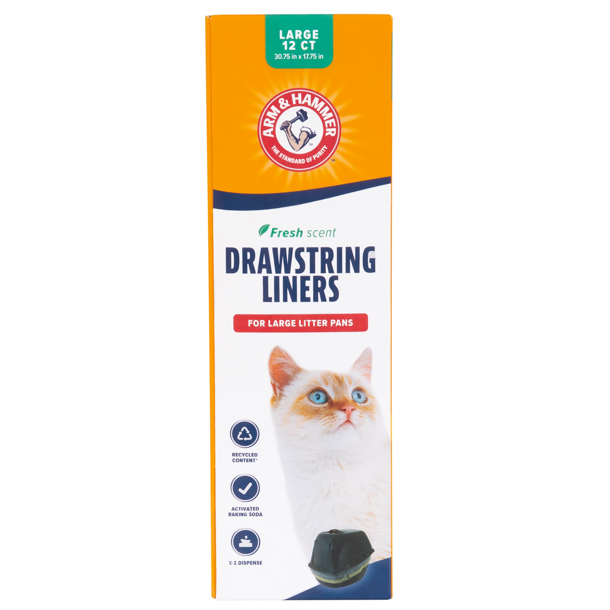 Arm & Hammer 29210 12 -Pack Odor Blocking Plastic Poop bags