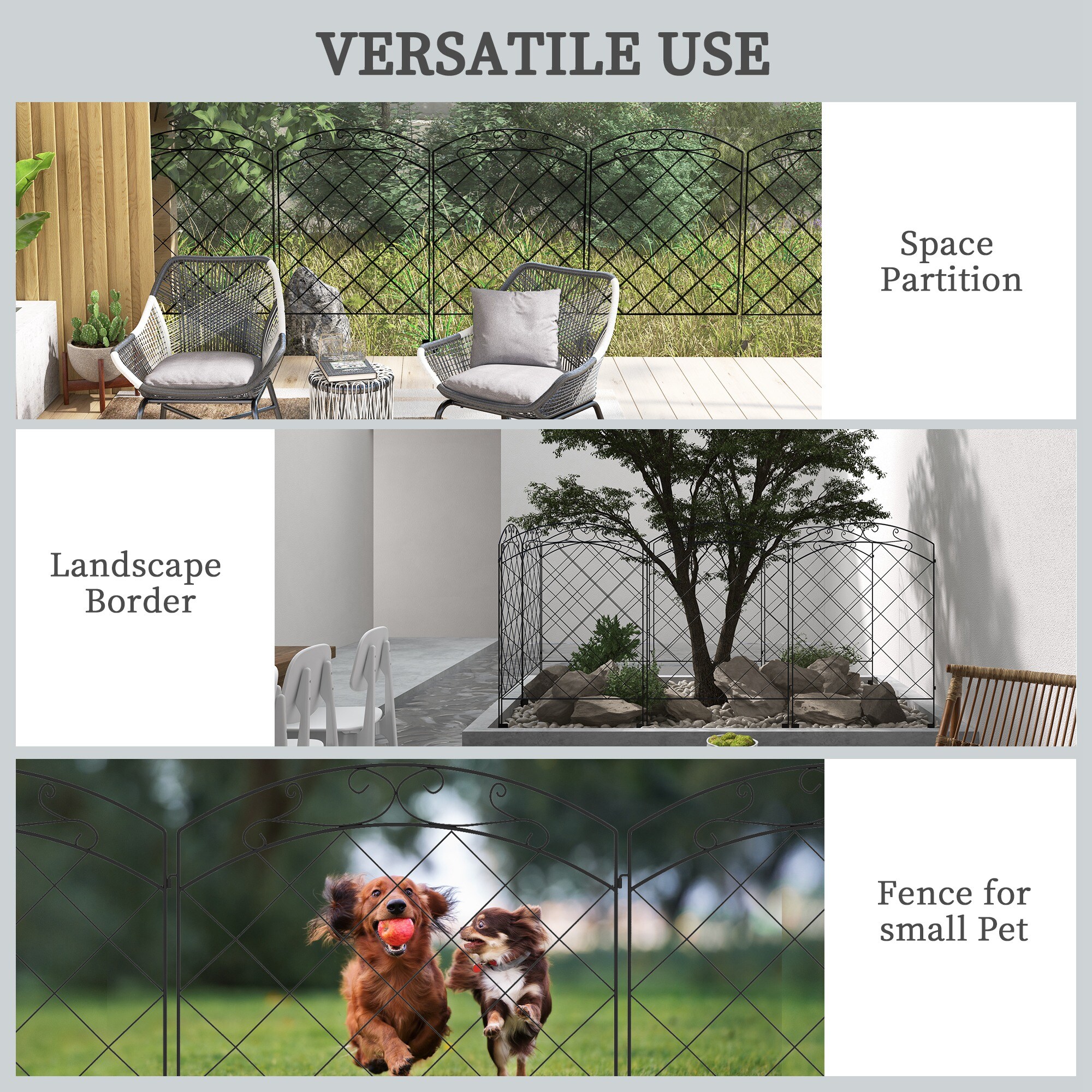 AHIOU HOME ZAAHG-P174525GF Garden-Utility-Fencing - View #6
