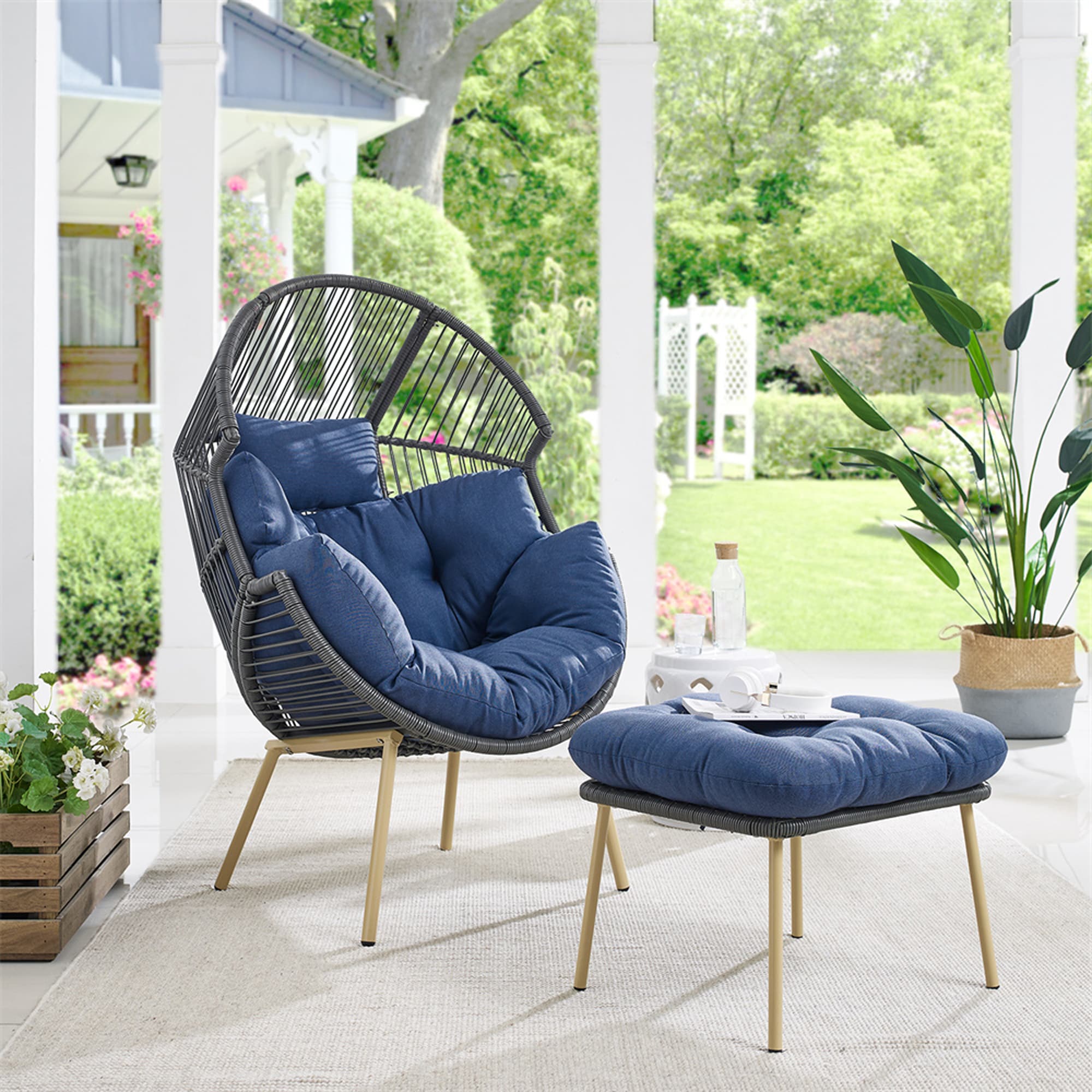 vidaXL Cushion for Swing Chair Green 47.2 Fabric