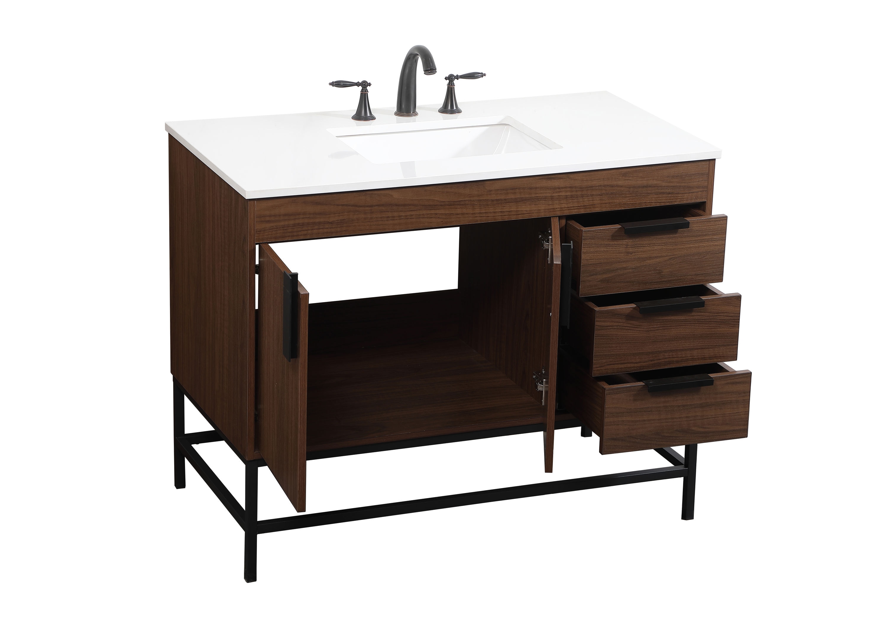 Elegant Decor HF146526MWT Bath-Vanity-Combo - View #10