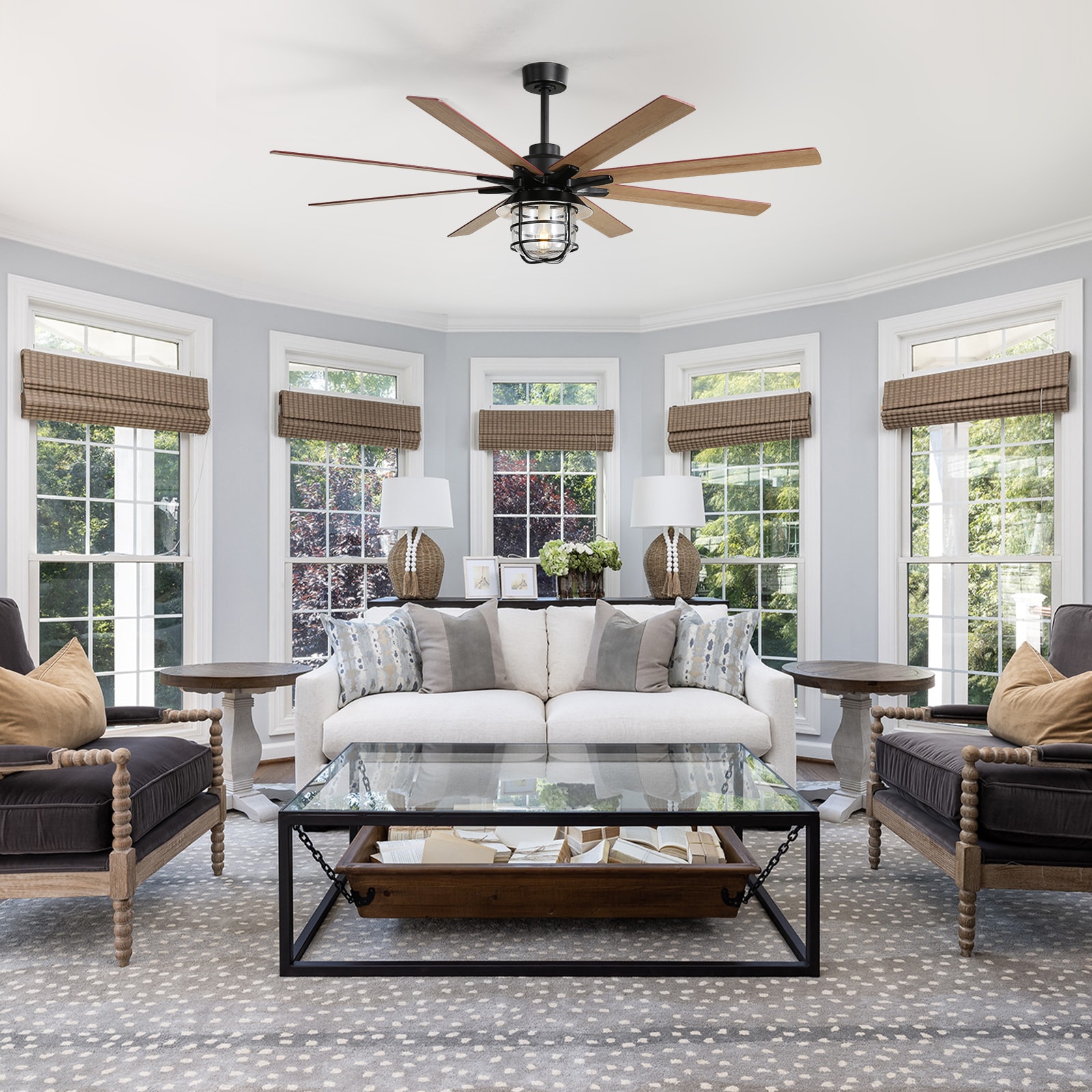 Sofucor L-66K004-BK-DC-SS-60 Ceiling-Fans - View #2