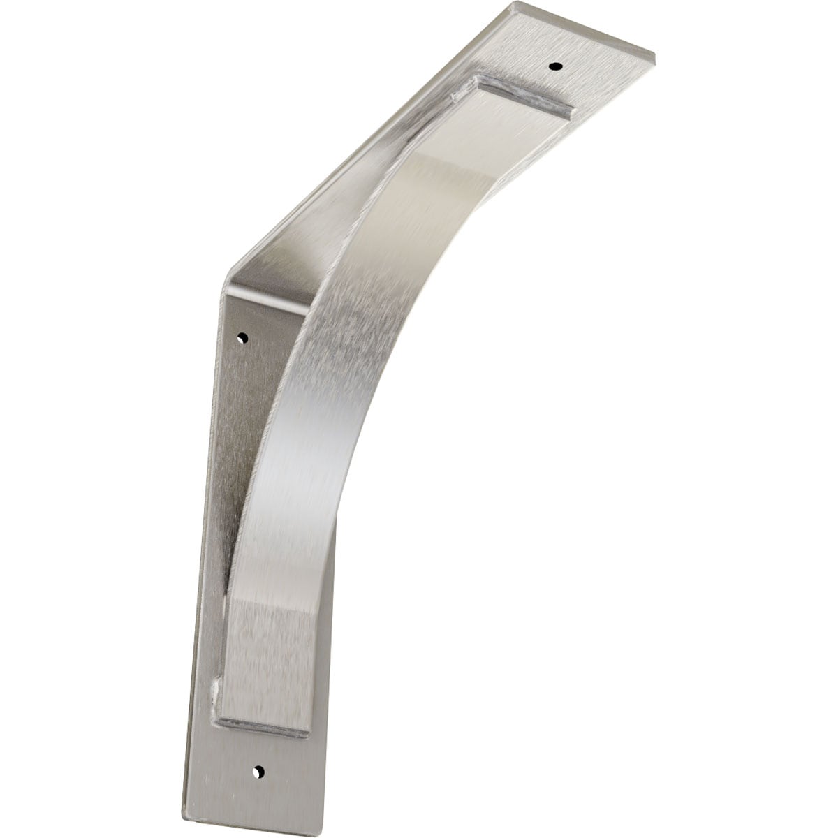 Ekena Millwork BKTM03X12X12MOSS Morris Morris 12-in x 3-in x 12-in Stainless steel Steel Wall bracket