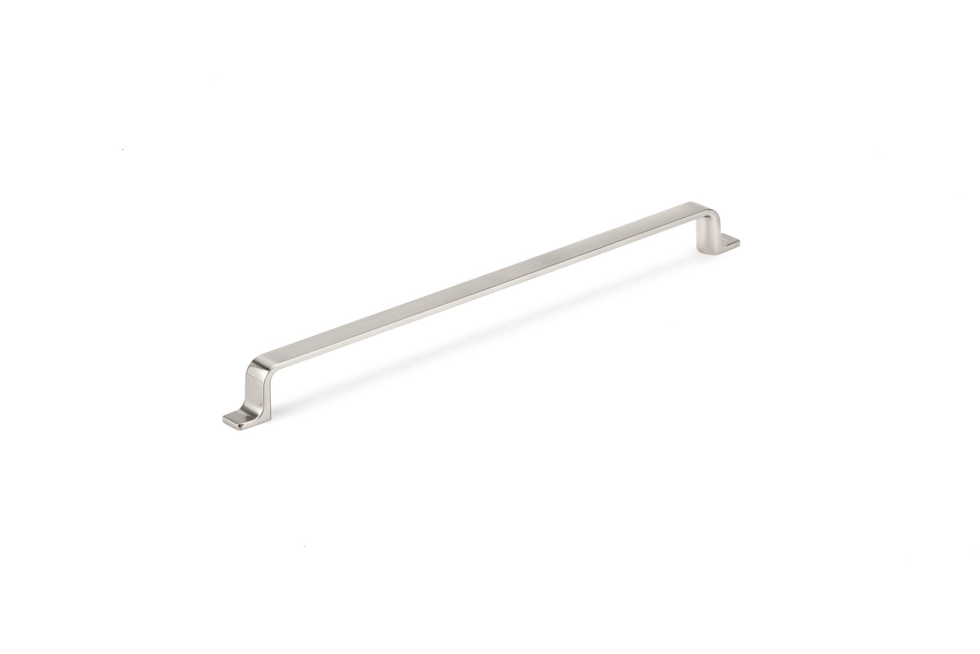 Richelieu BP52003320195 Ronda 12-5/8-in , 320mm Center to Center Brushed Nickel Rectangular Handle