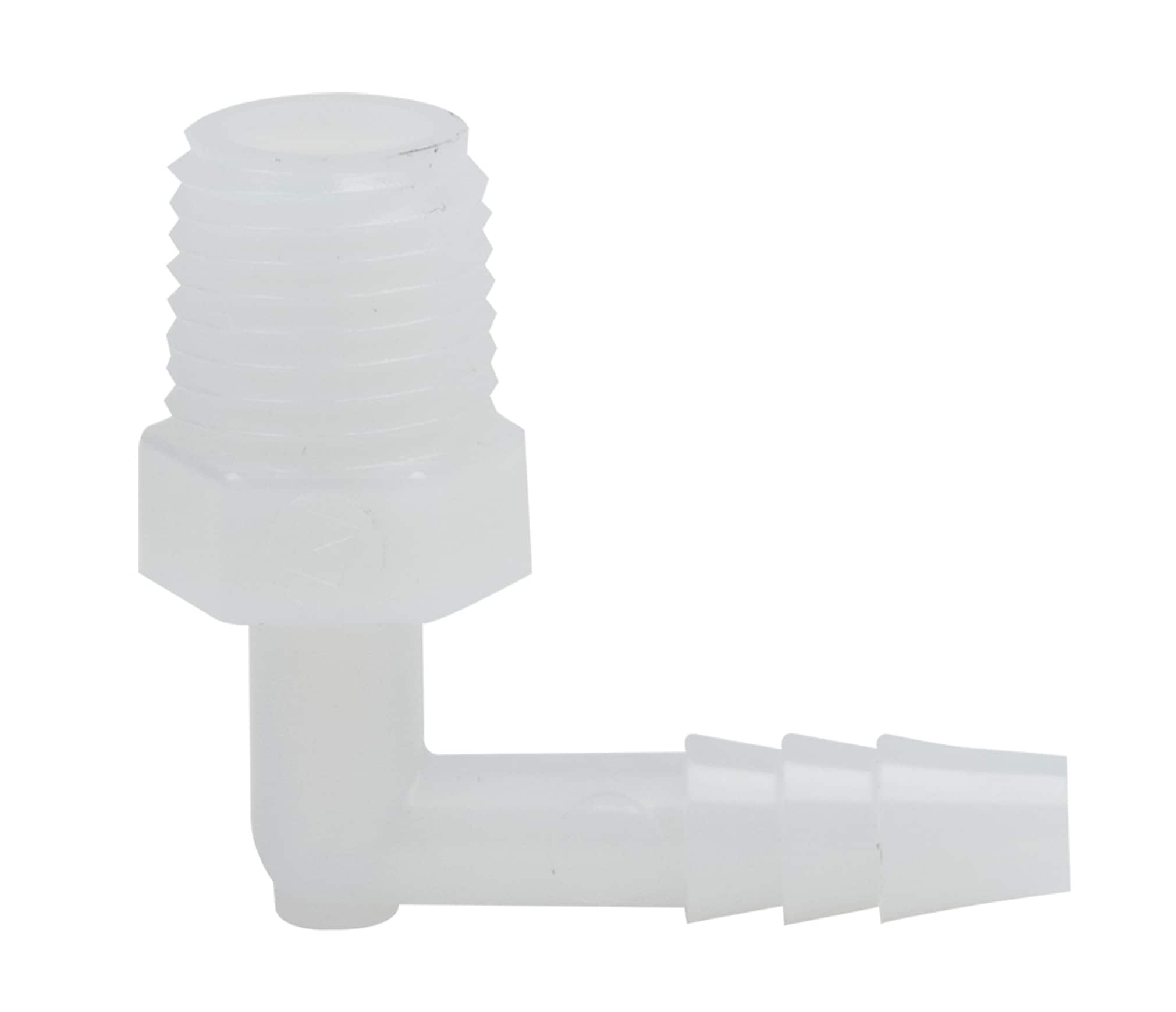 BrassCraft 129-4-4P P 1/4-in x 1/4-in Barbed Barb x Mip Adapter Fitting