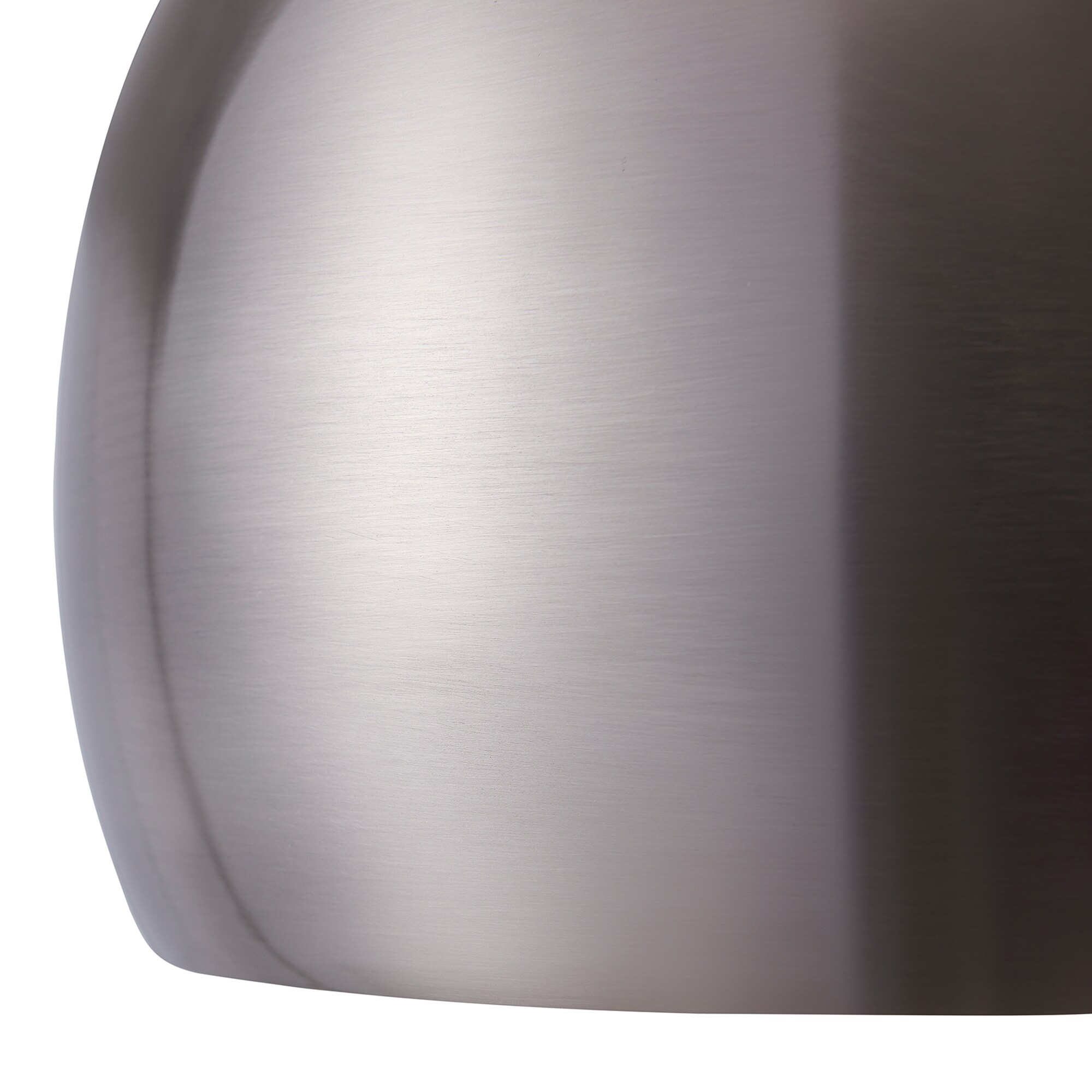 Arquer 68.1" Polished Nickel Arc Floor Lamp with Bell Shade
