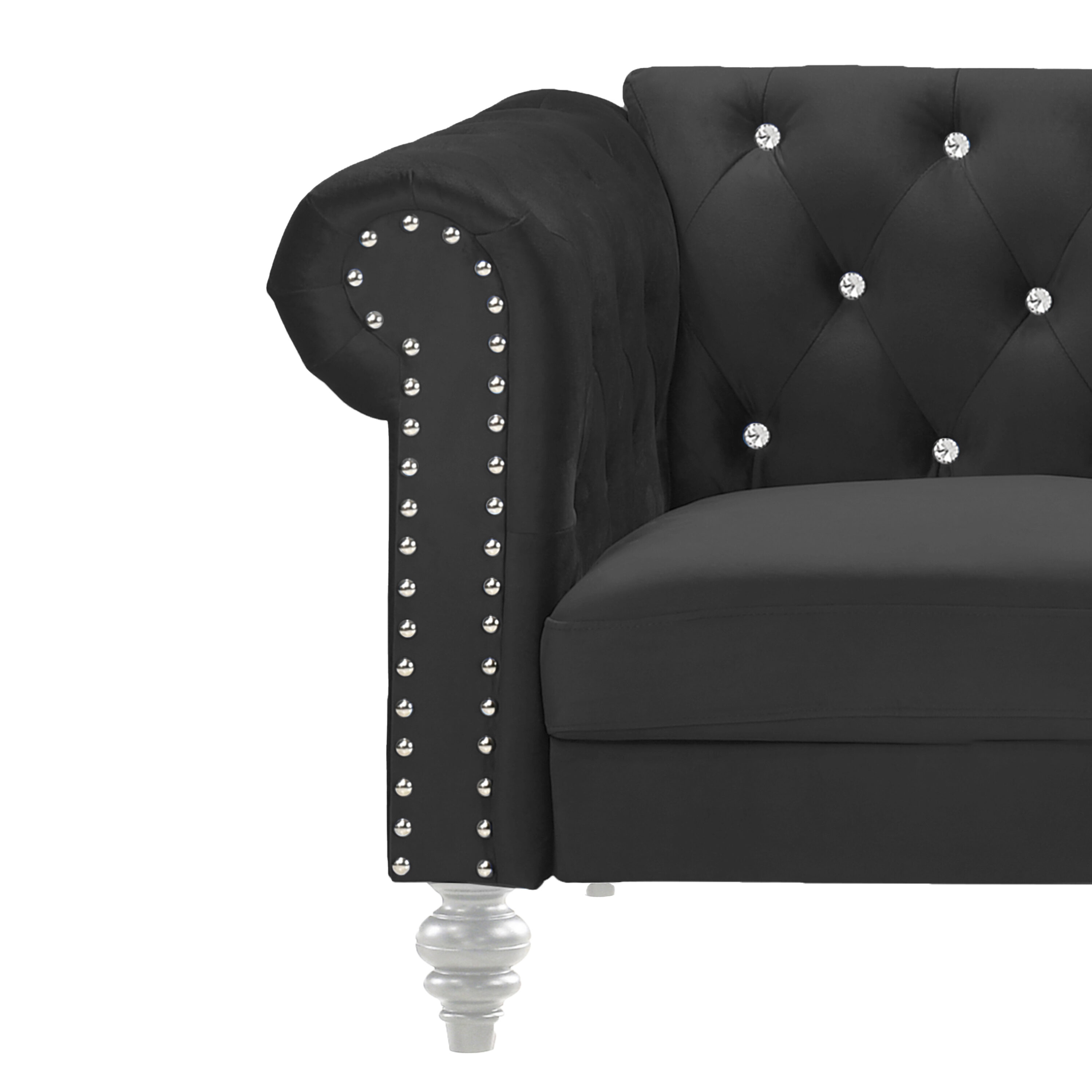 New Classic Furniture UKD13-20-BLKC Sofas-Loveseats - View #5