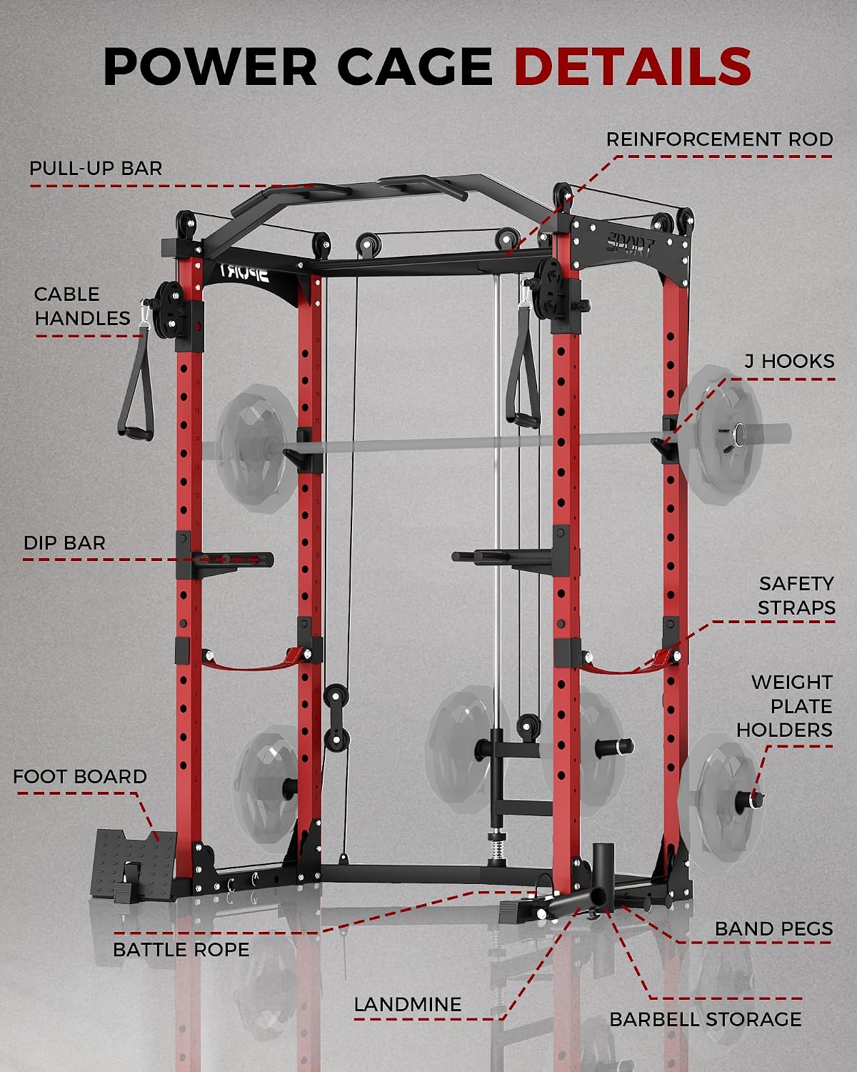 GAOMON CES-RG1ZHD-TSL17DO Lat-Pull-Down-Machines - View #2