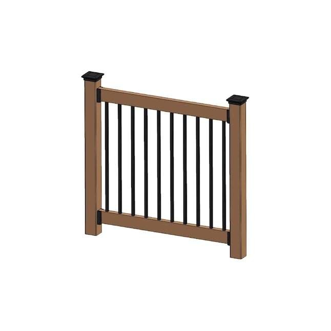 32 in. x 3/4 in. Black Sand Square Deck Railing Baluster (10-Pack) 32 in. x 3/4 in. Black Sand Square Deck Railing Baluster (10-Pack)