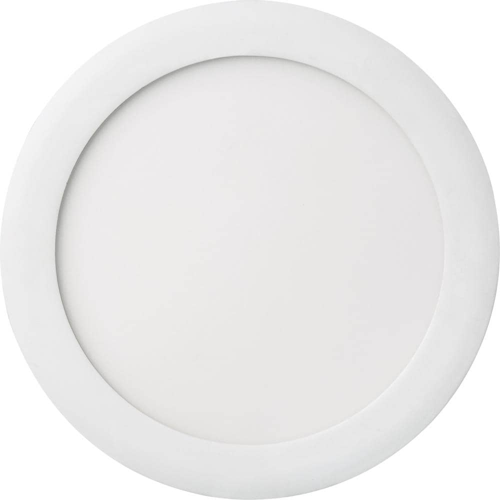 Lithonia Lighting Wafer Matte White 1710-Lumen Daylight Round Dimmable ...