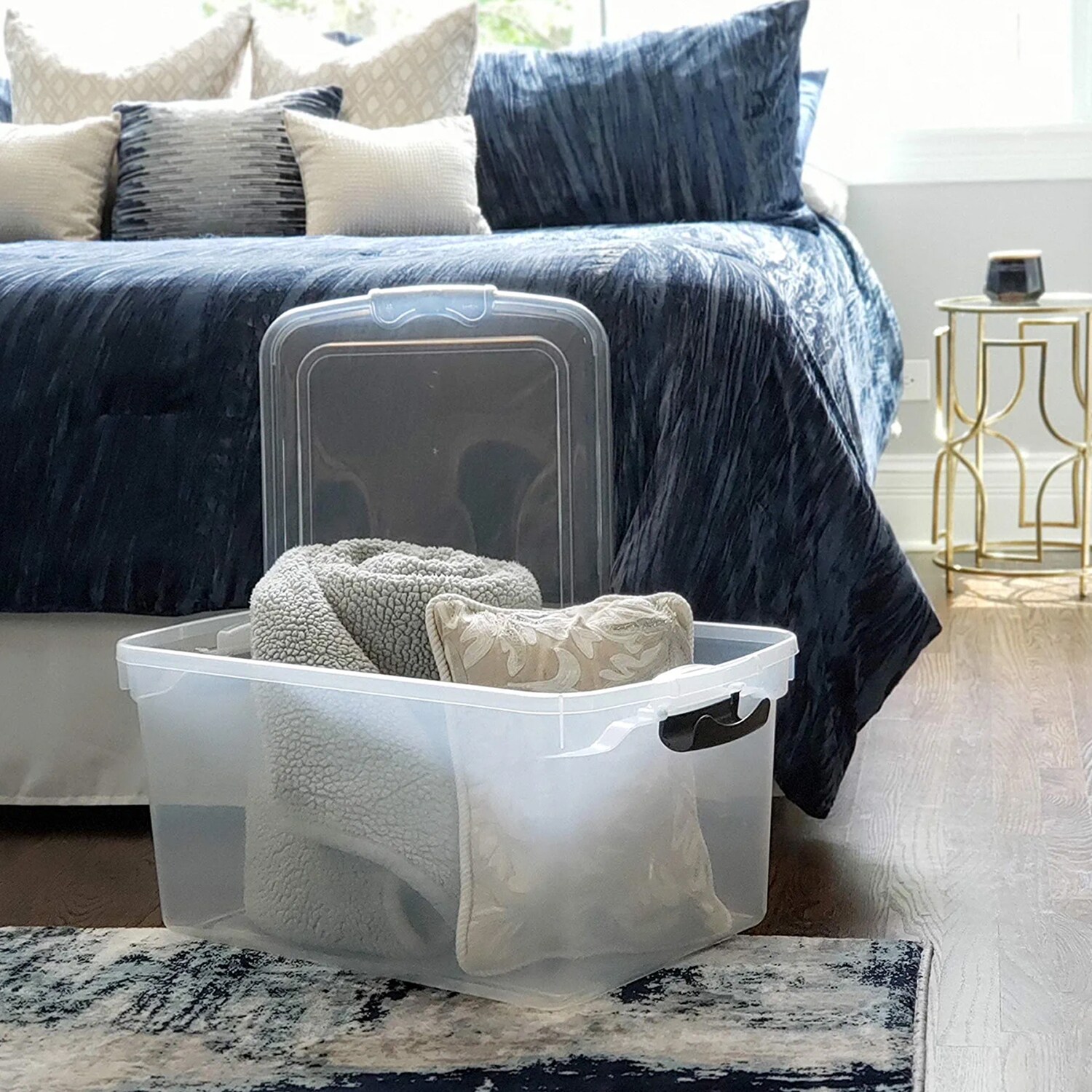 Homz Products 314614 Plastic-Storage-Totes - View #9