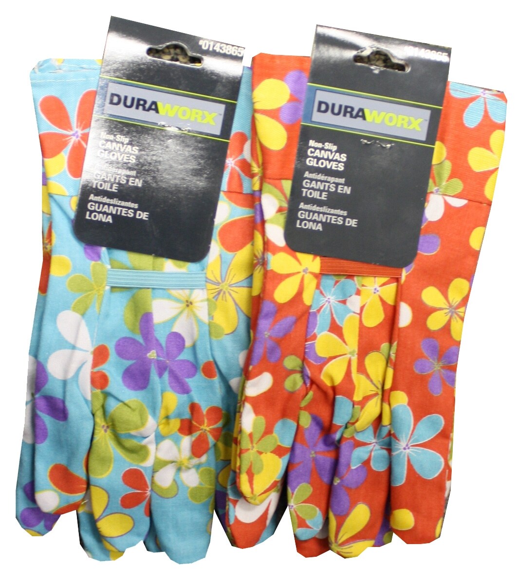 Style Selections LO910 Women's Cotton Gardening Gloves