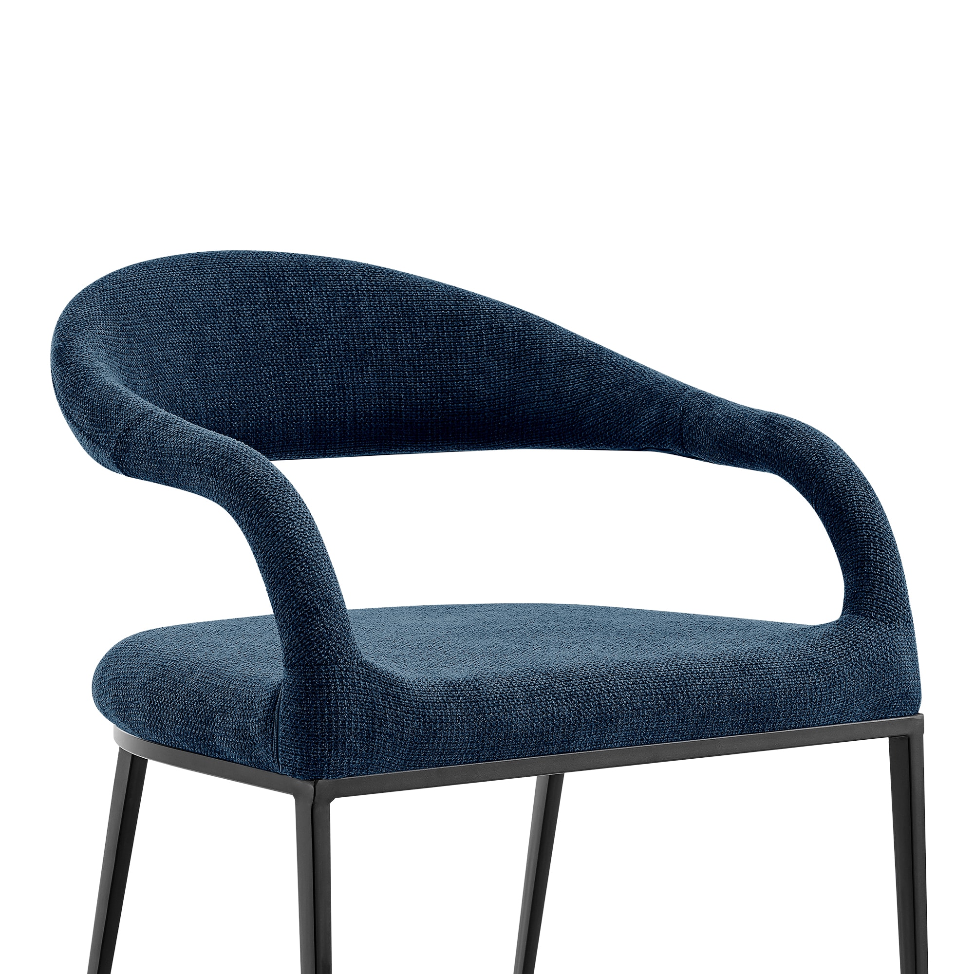 Armen Living LCMOSIBLKBLU Dining-Chairs - View #5