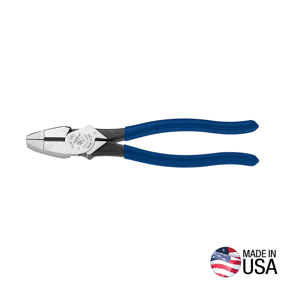 Klein Tools 9-in Electrical Lineman Pliers with Wire Cutter | D2139NE2288