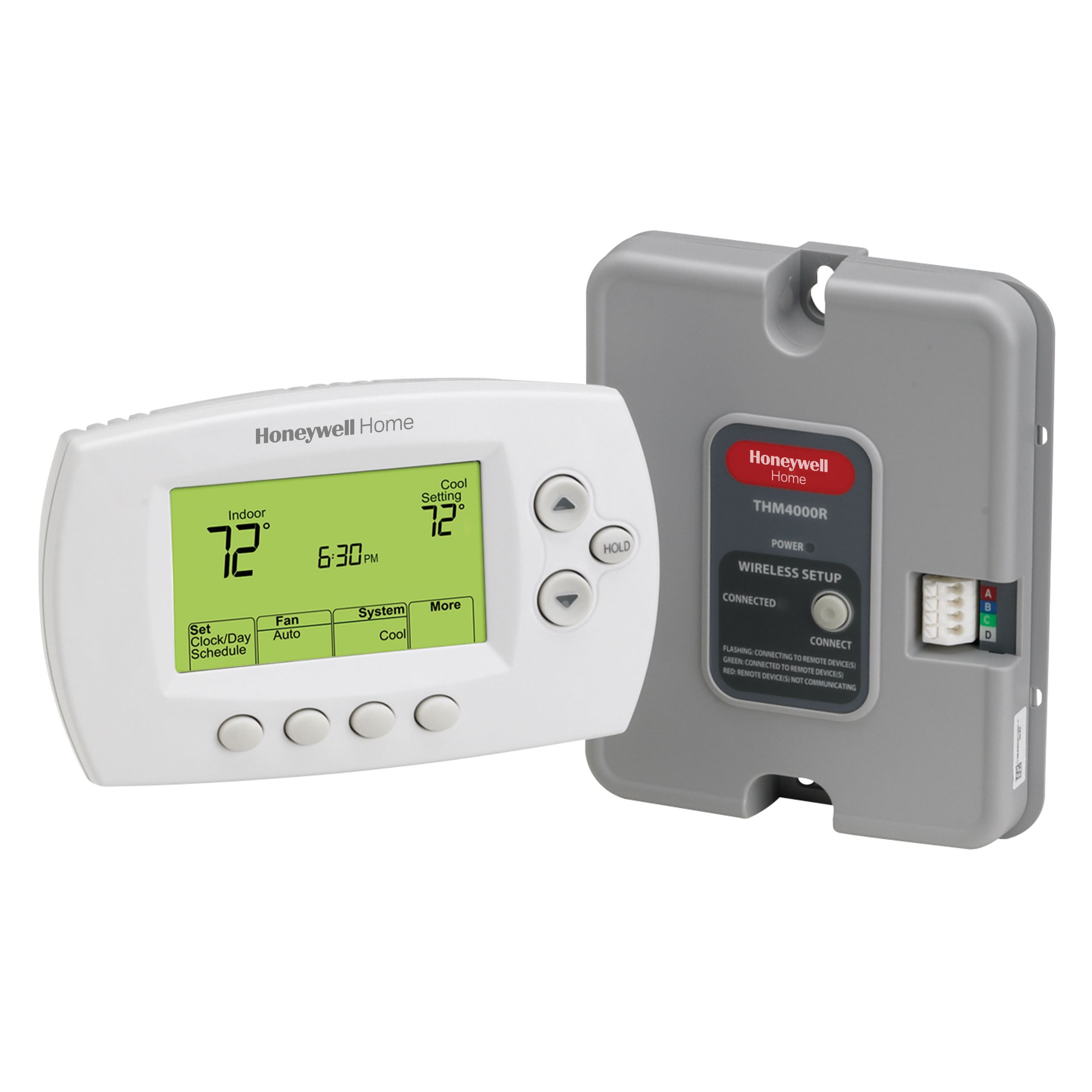 Honeywell Thermostat and adapter for RedLINK Zone panels