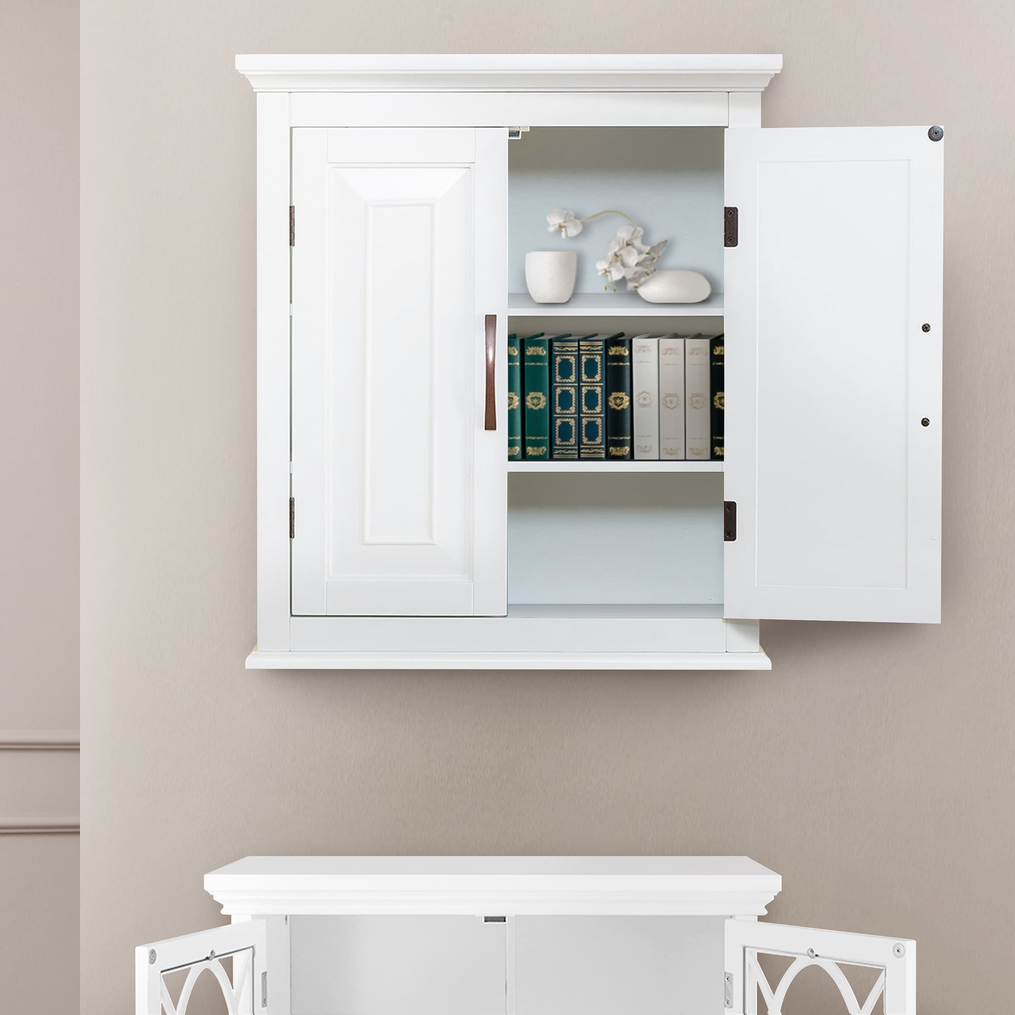 Teamson Home ELG-590 Bathroom-Wall-Cabinets - View #3