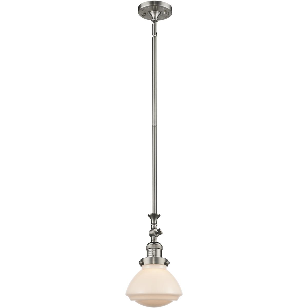 Innovations Lighting 1769059 206-SN-G321-LED Franklin Restoration Olean Mini Pendant