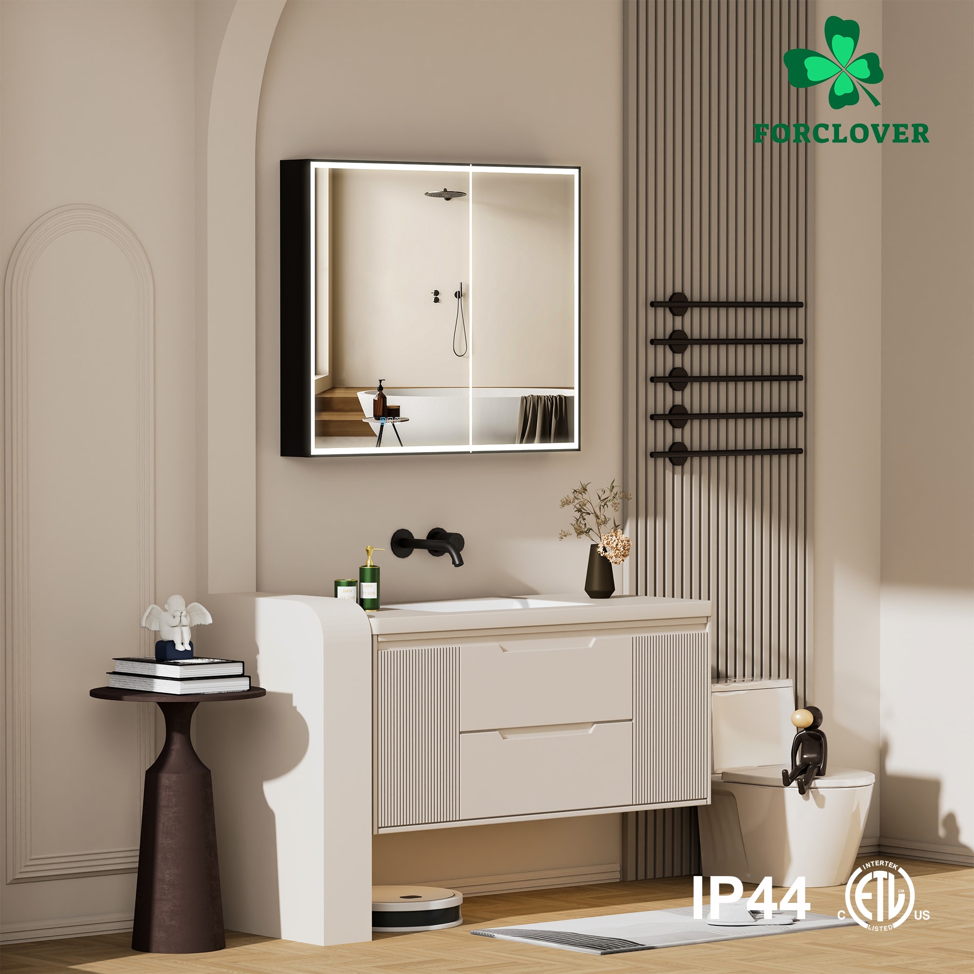 Forclover MF03ZC-BK3630 Bathroom-Medicine-Cabinets - View #12