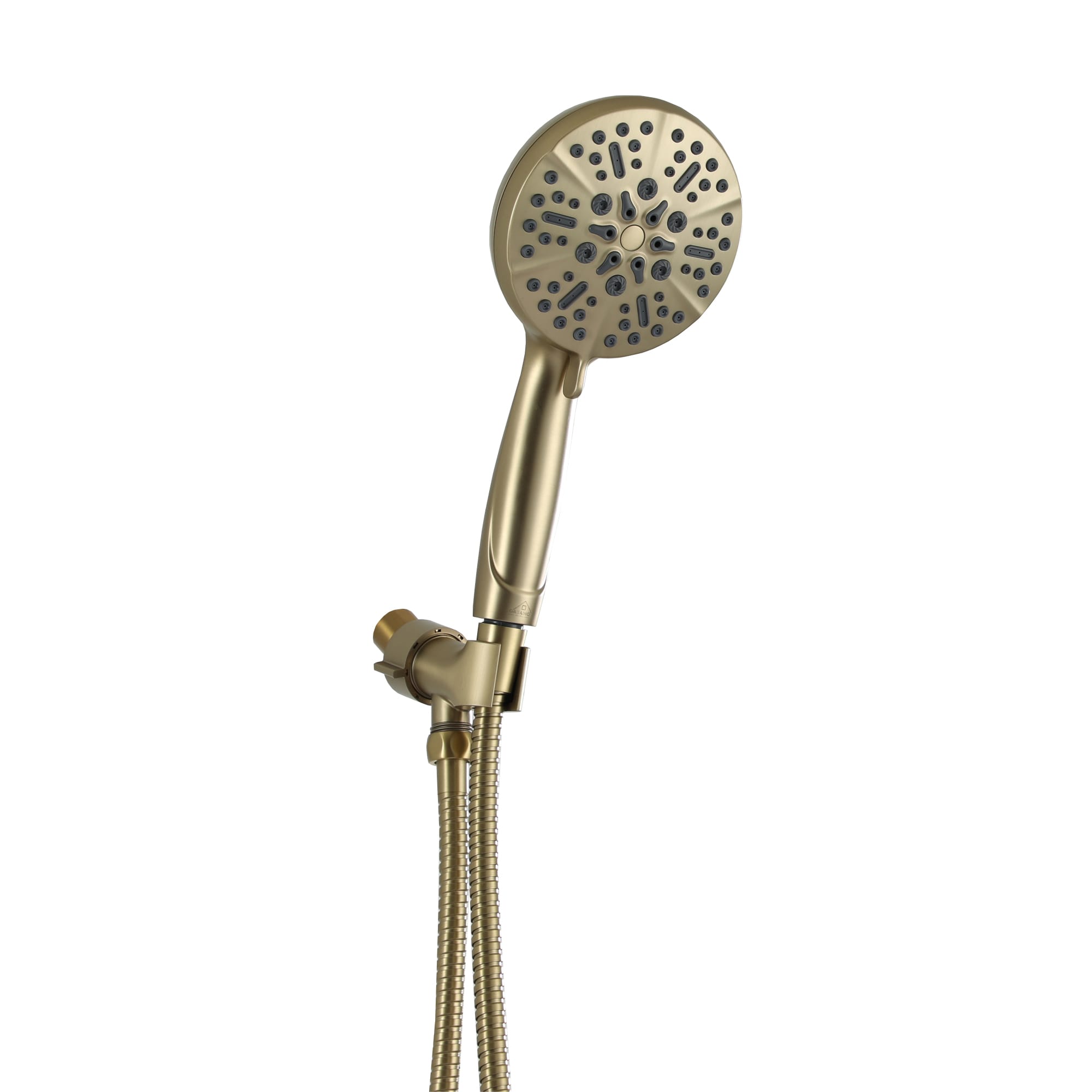 CASAINC CASATW201-5BG Brushed Gold Round Rain Shower Head Fixed Shower Head 2.5-GPM (9.5-LPM)