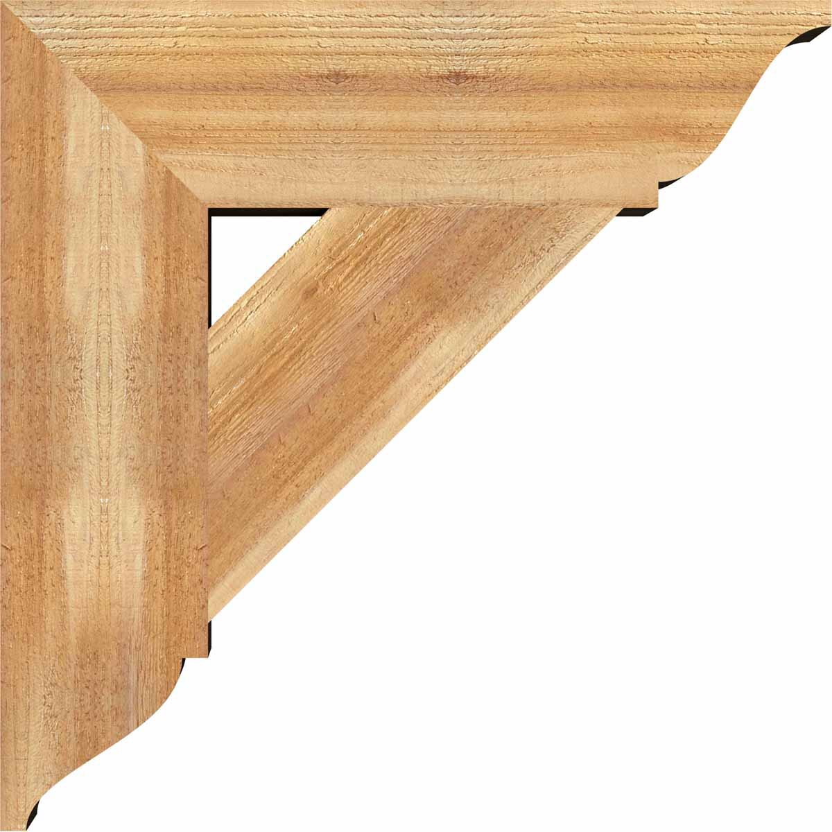 Ekena Millwork BKT06X24X24TRA01RWR Exterior-Brackets-Braces - View #3