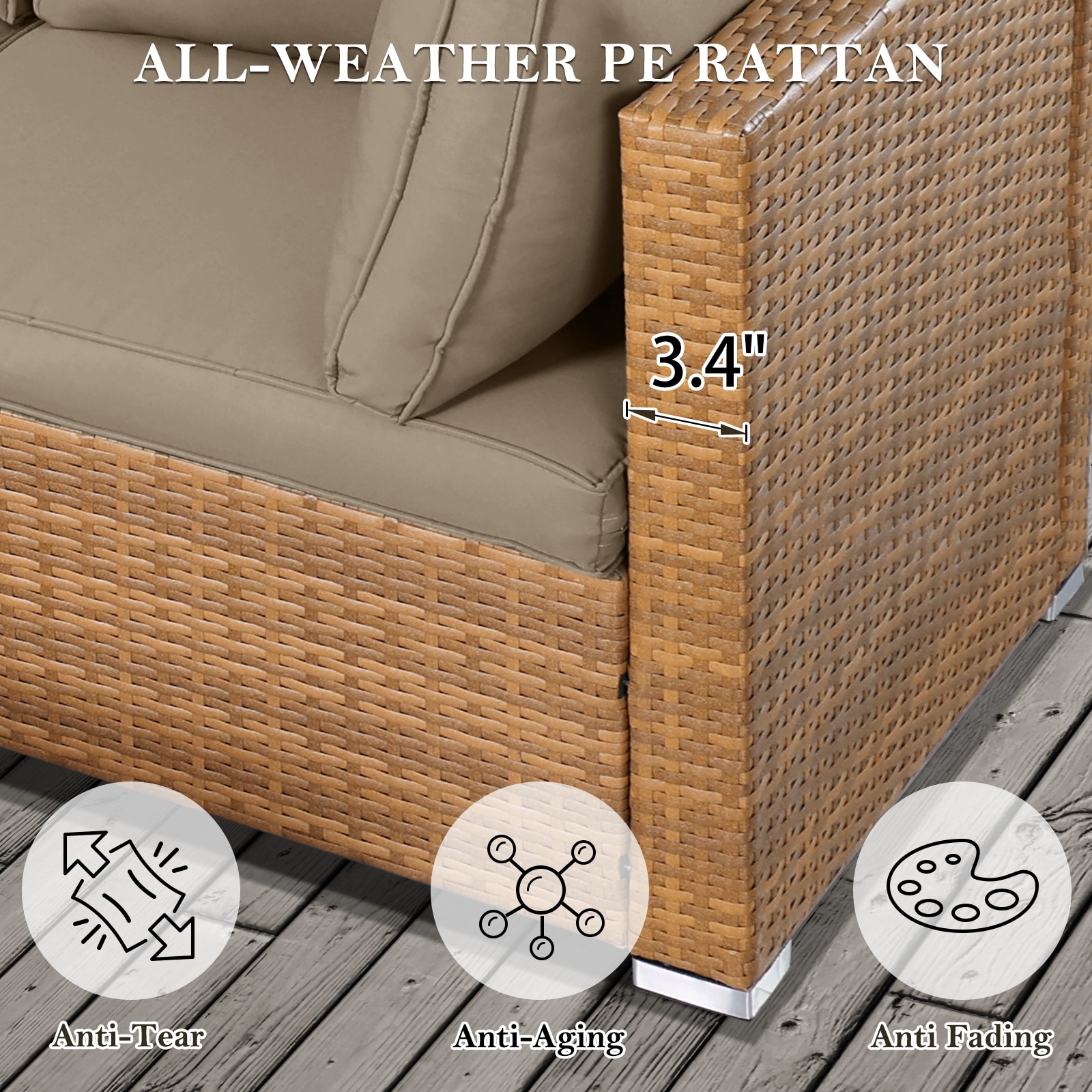 NOBLEMOOD LS-2035CO Patio-Conversation-Sets - View #4