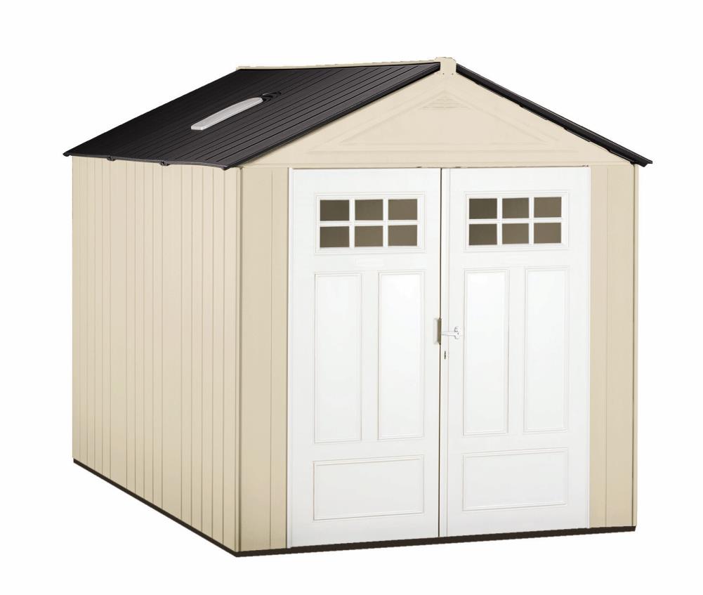 Rubbermaid 10 ft. W x 7 ft. D Plastic Storage Shed (70 sq. ft.) 2156398 -  The Home Depot