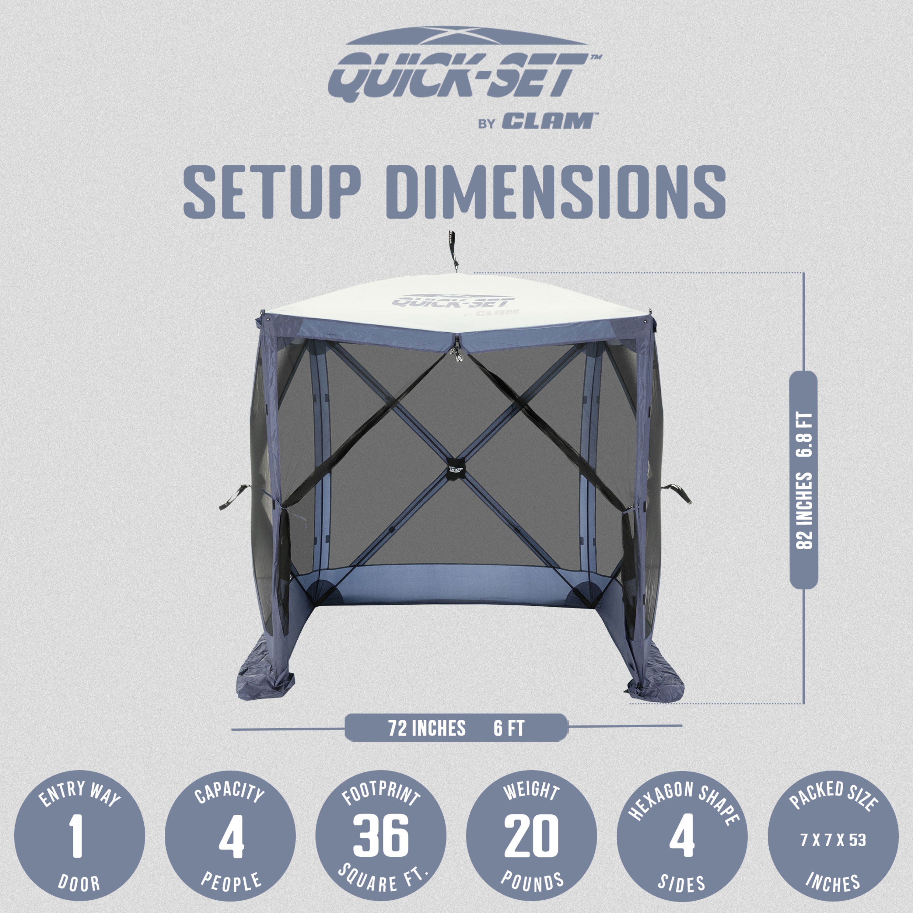 Clam Outdoors 399159 Canopies-Sl - View #2