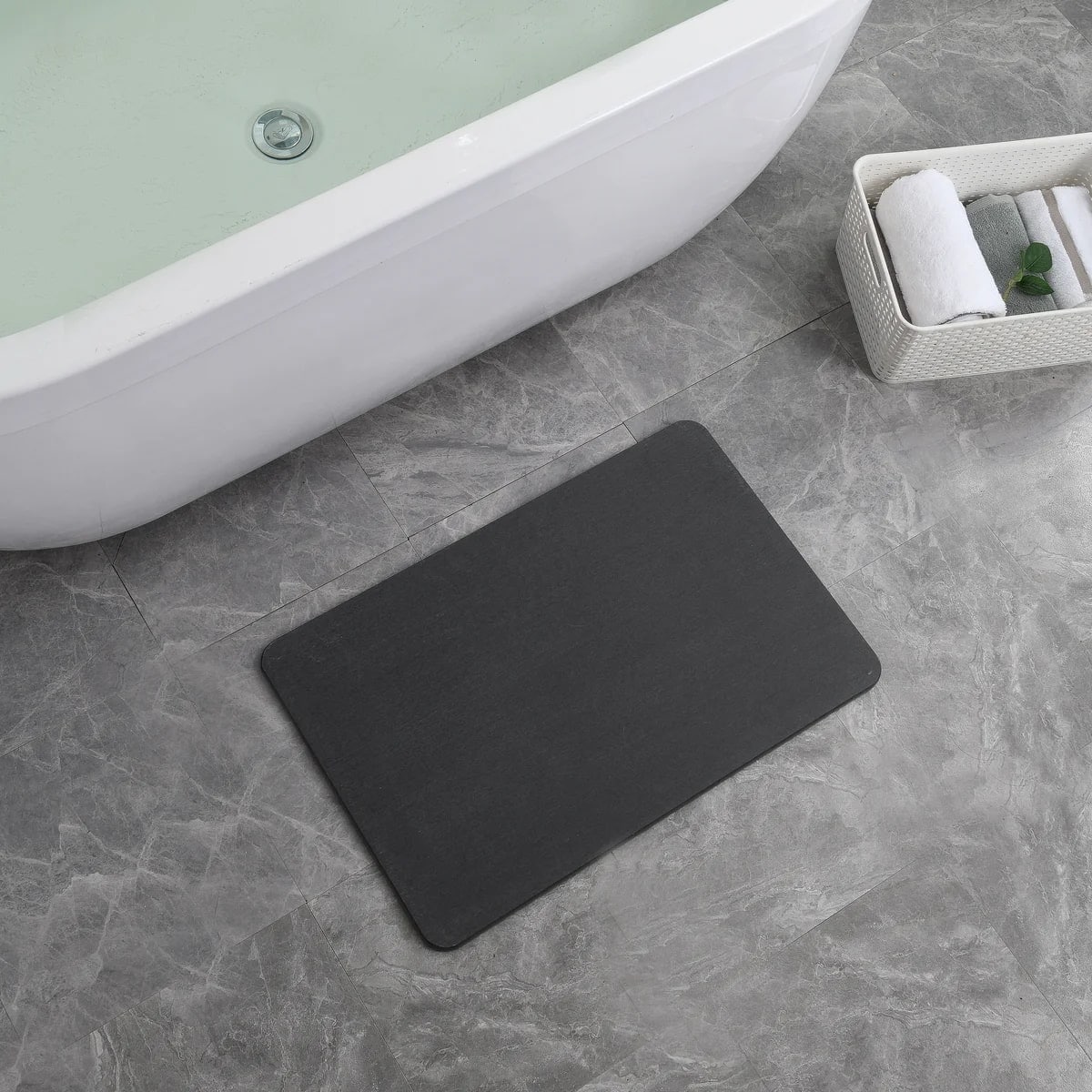 J&V TEXTILES 8521-BK Bath-Rugs - View #4