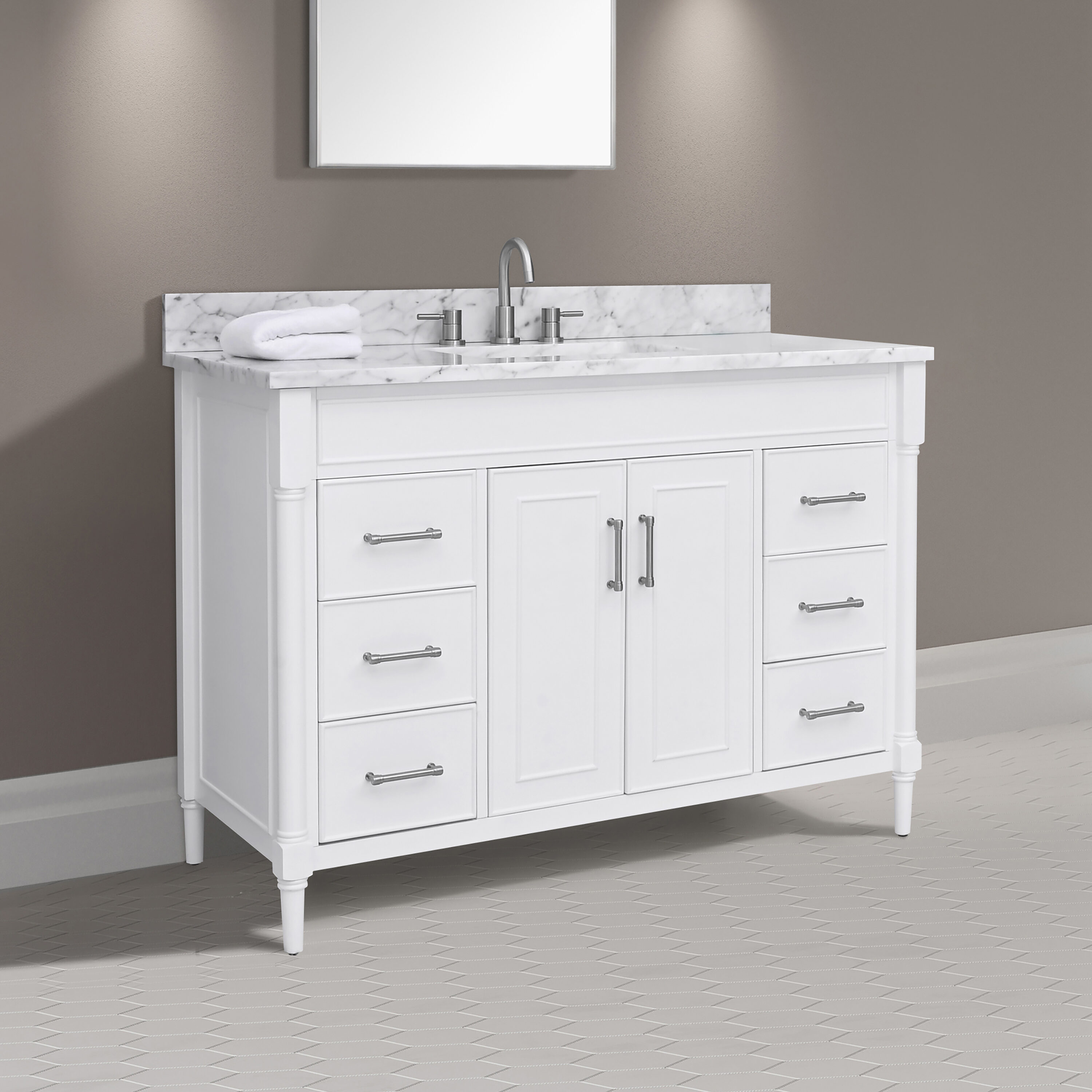 Avanity BRISTOL-VS49-WT-C Bath-Vanity-Combo - View #3