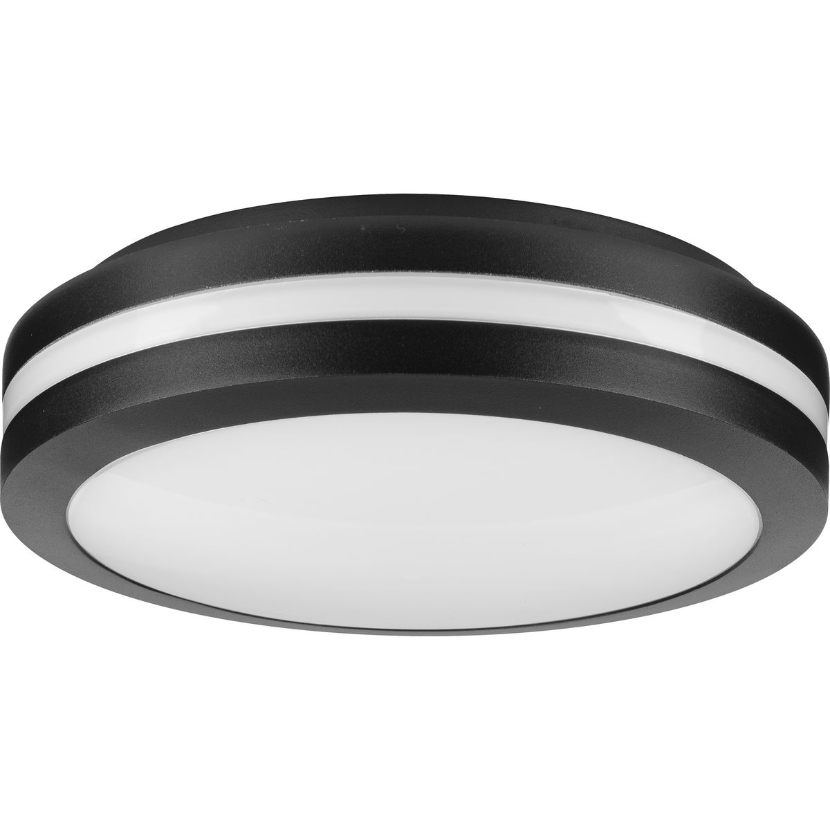 Hard Nox 1-Light 11.9-in Black LED Flush Mount Light | - Progress Lighting P550112-031-30