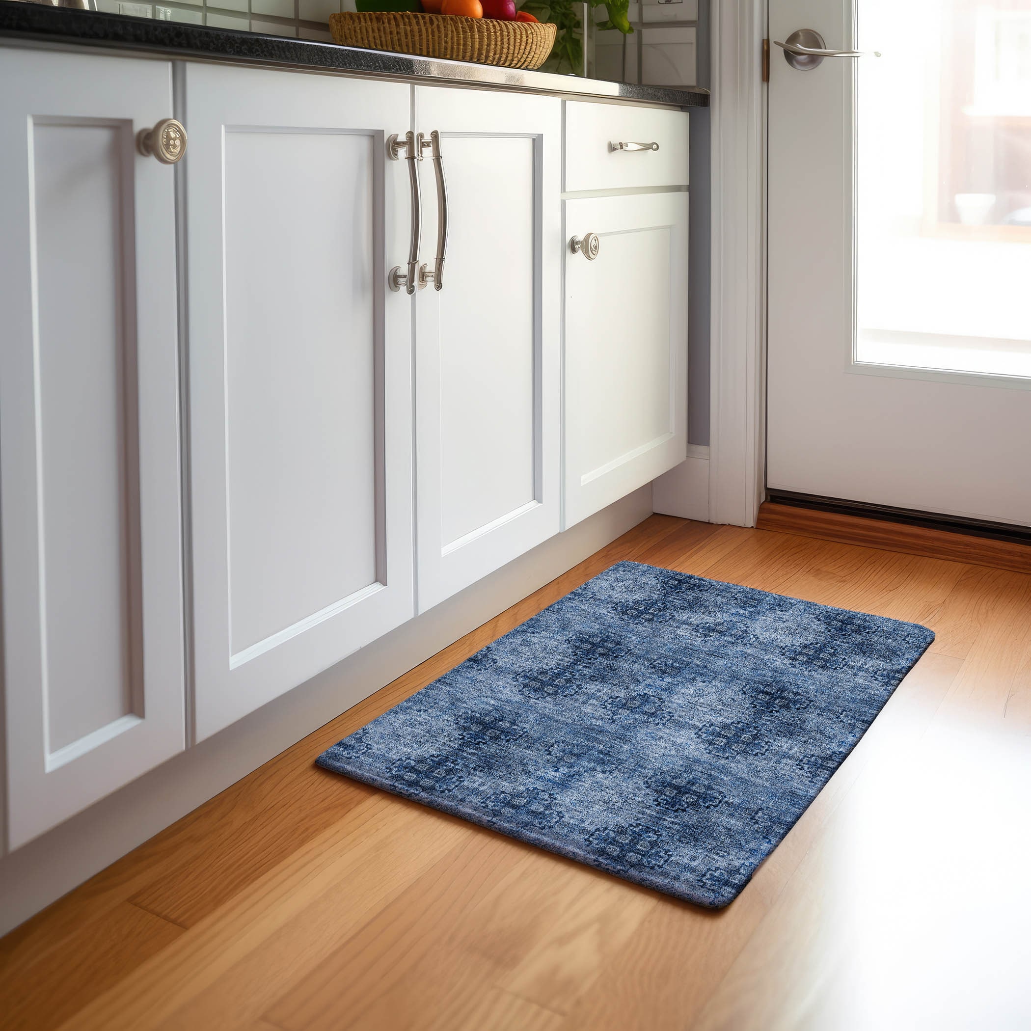 Addison Rugs AMF564BN8RO Mayfield AMF564BN 8 x 8 (ft) Loomed Polyester Burgundy Round Indoor Geometric Machine washable Area rug